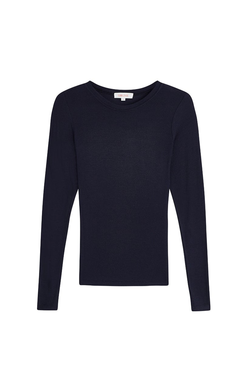Ribbed Long Sleeve Tee