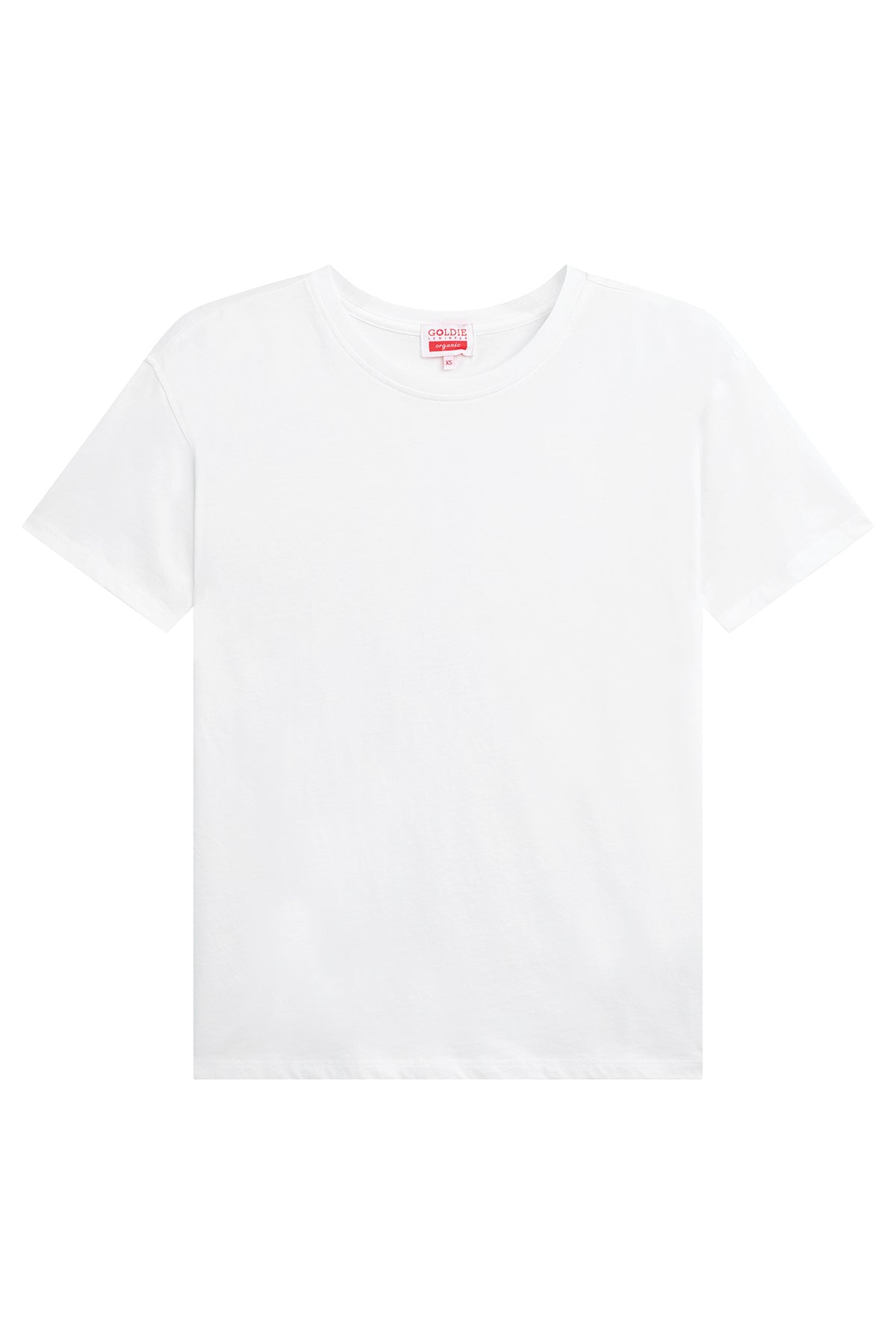 Sydney Organic Girlfriend Tee - Goldie LeWinter #color_white