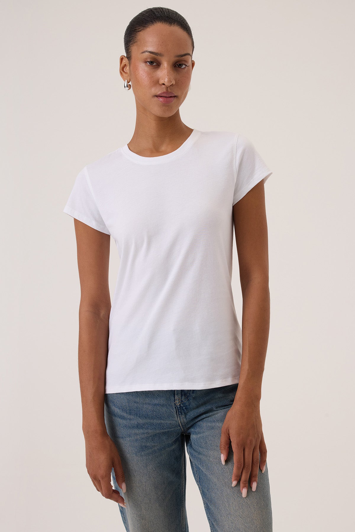 Kate Organic Tee - Goldie LeWinter #color_white