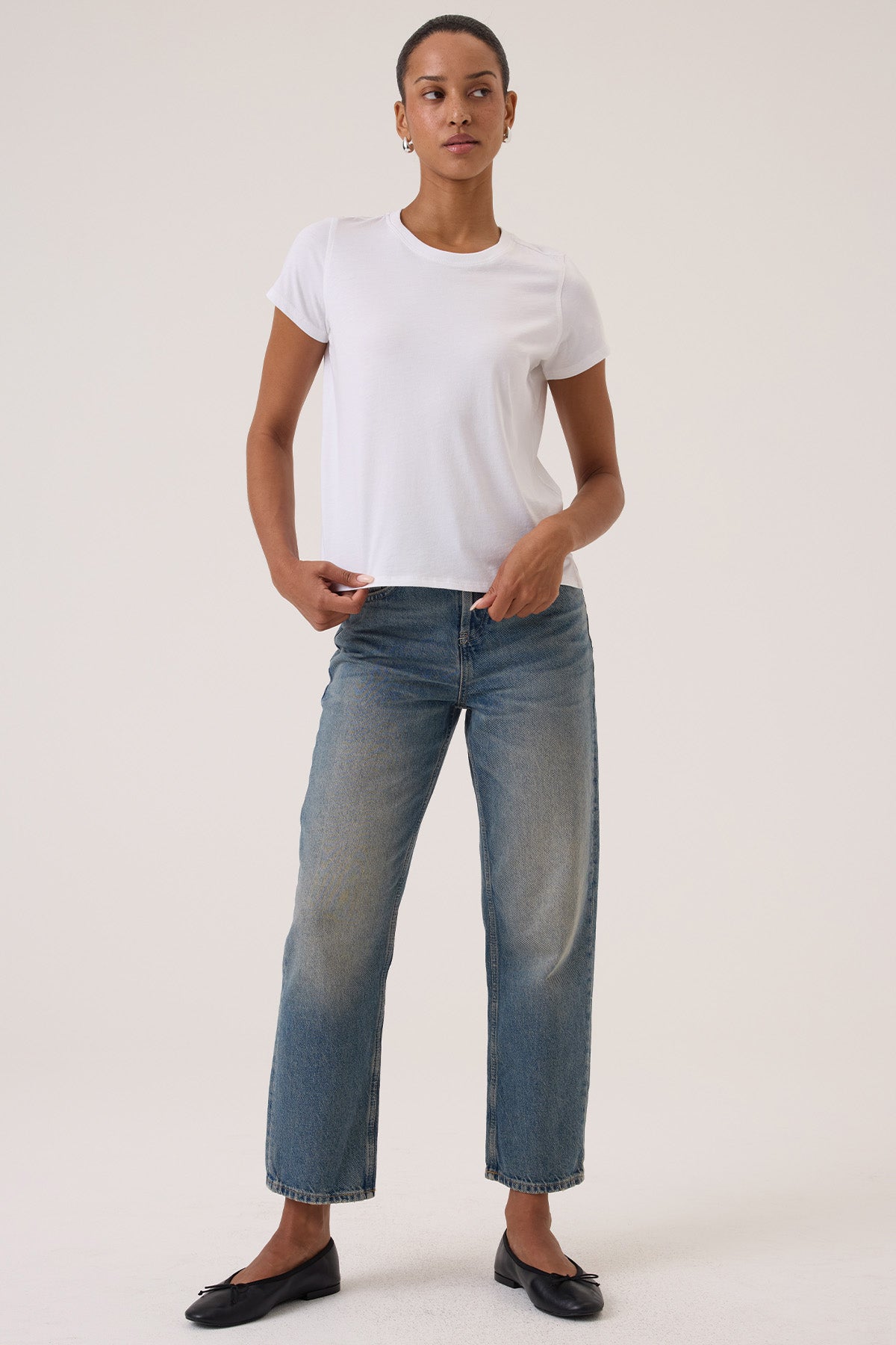 Reese Organic Boy Tee - Goldie LeWinter #color_white