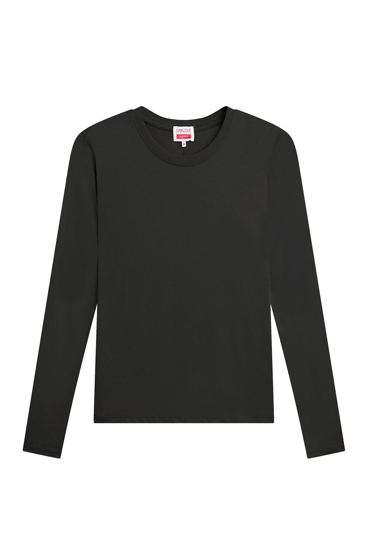 Quinn Organic Long Sleeve Tee - Goldie LeWinter #color_black