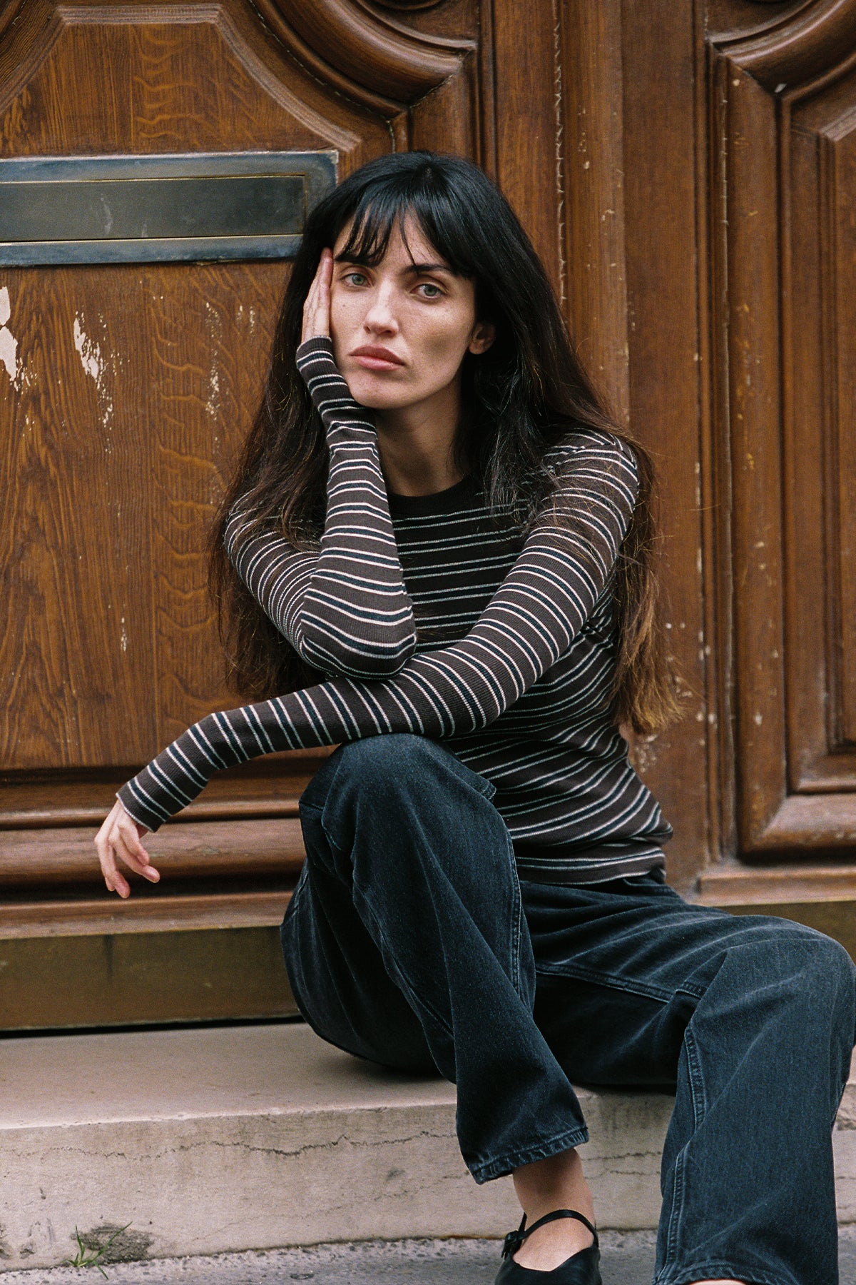 Shadow Stripe Top