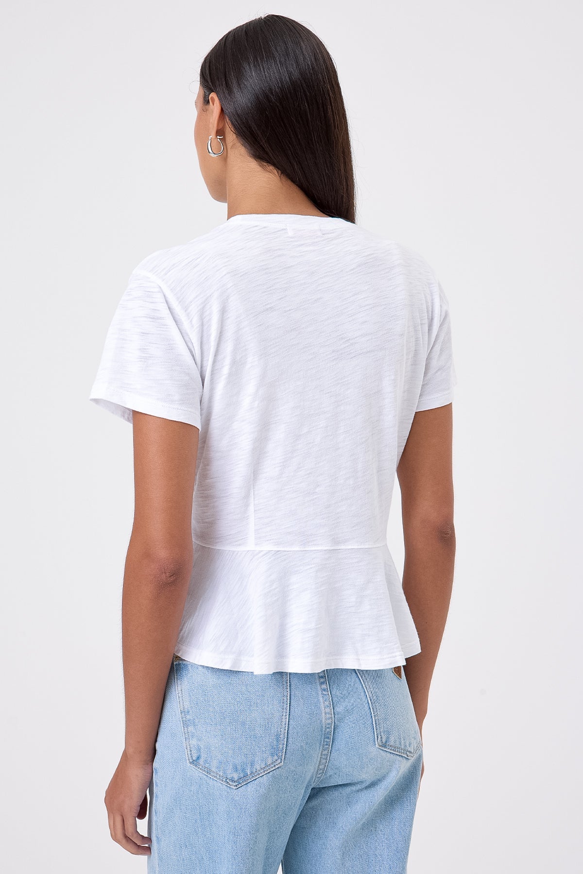 Alice Peplum Top - Goldie LeWinter #color_white