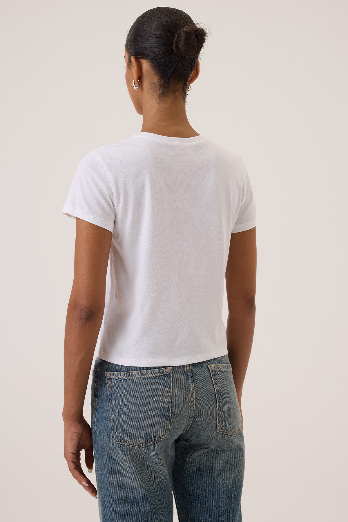 Amie Organic Tee - Goldie LeWinter #color_white