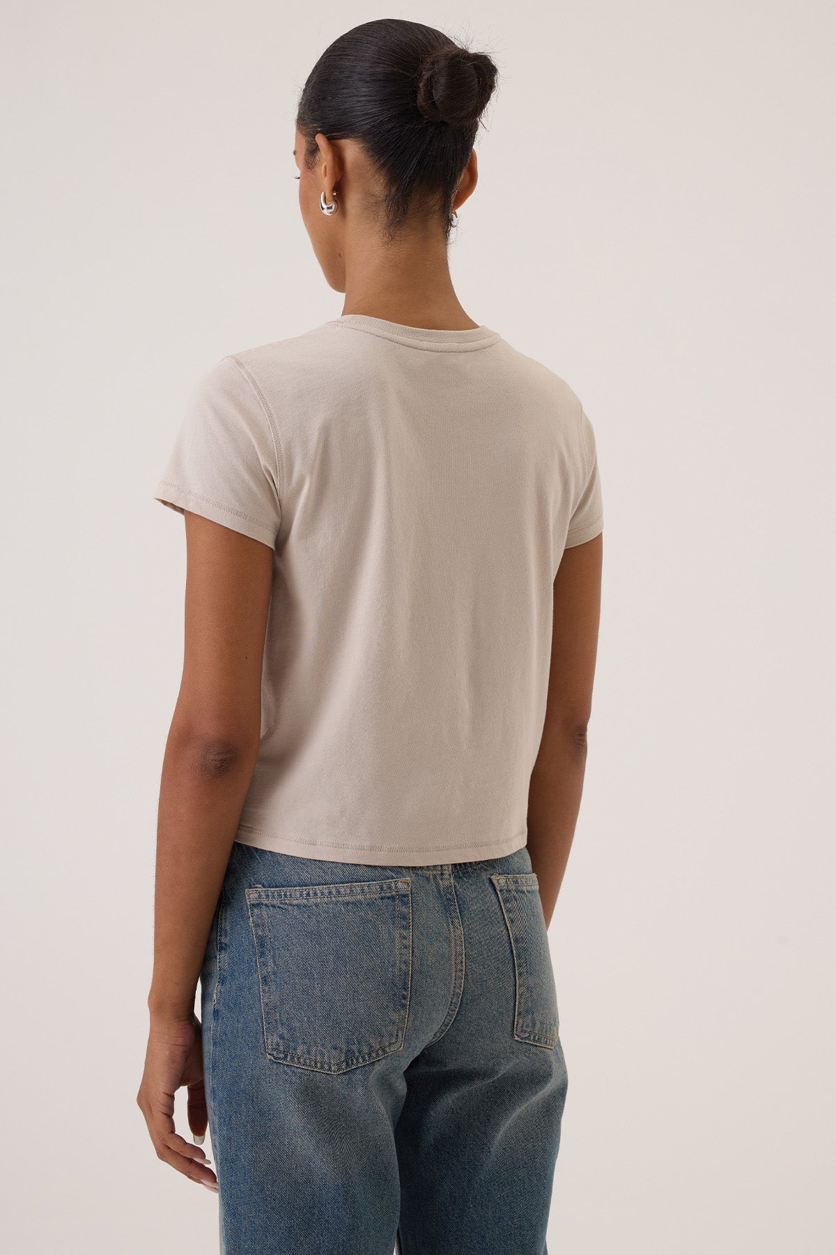 Amie Organic Tee - Goldie LeWinter #color_stone