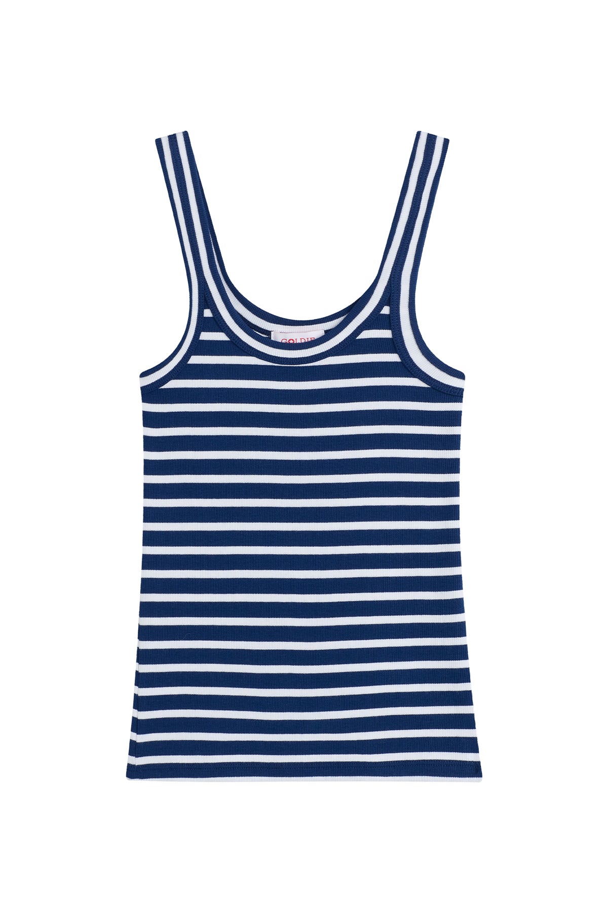 Angeline Striped Tank - Goldie LeWinter #color_estate / white