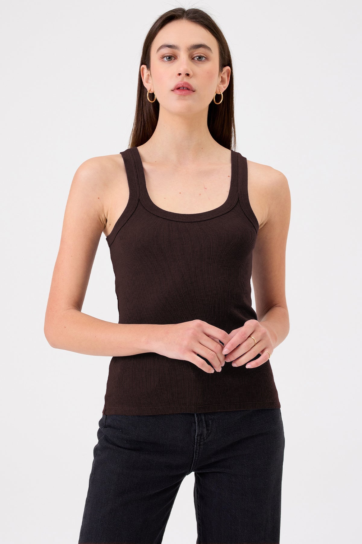 Angeline Tank - Goldie LeWinter #color_coffee - limited edition