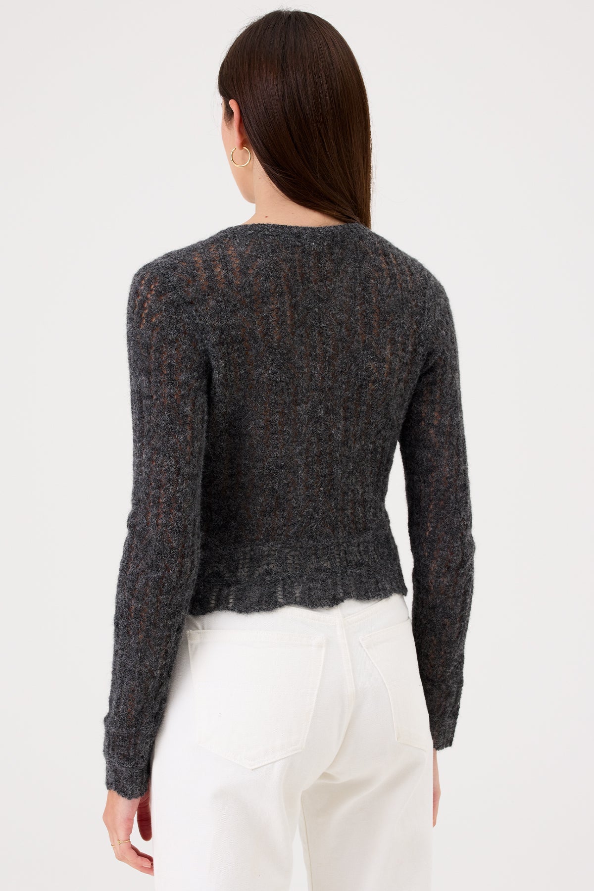 Aurora Cardigan - Goldie LeWinter #color_charcoal heather