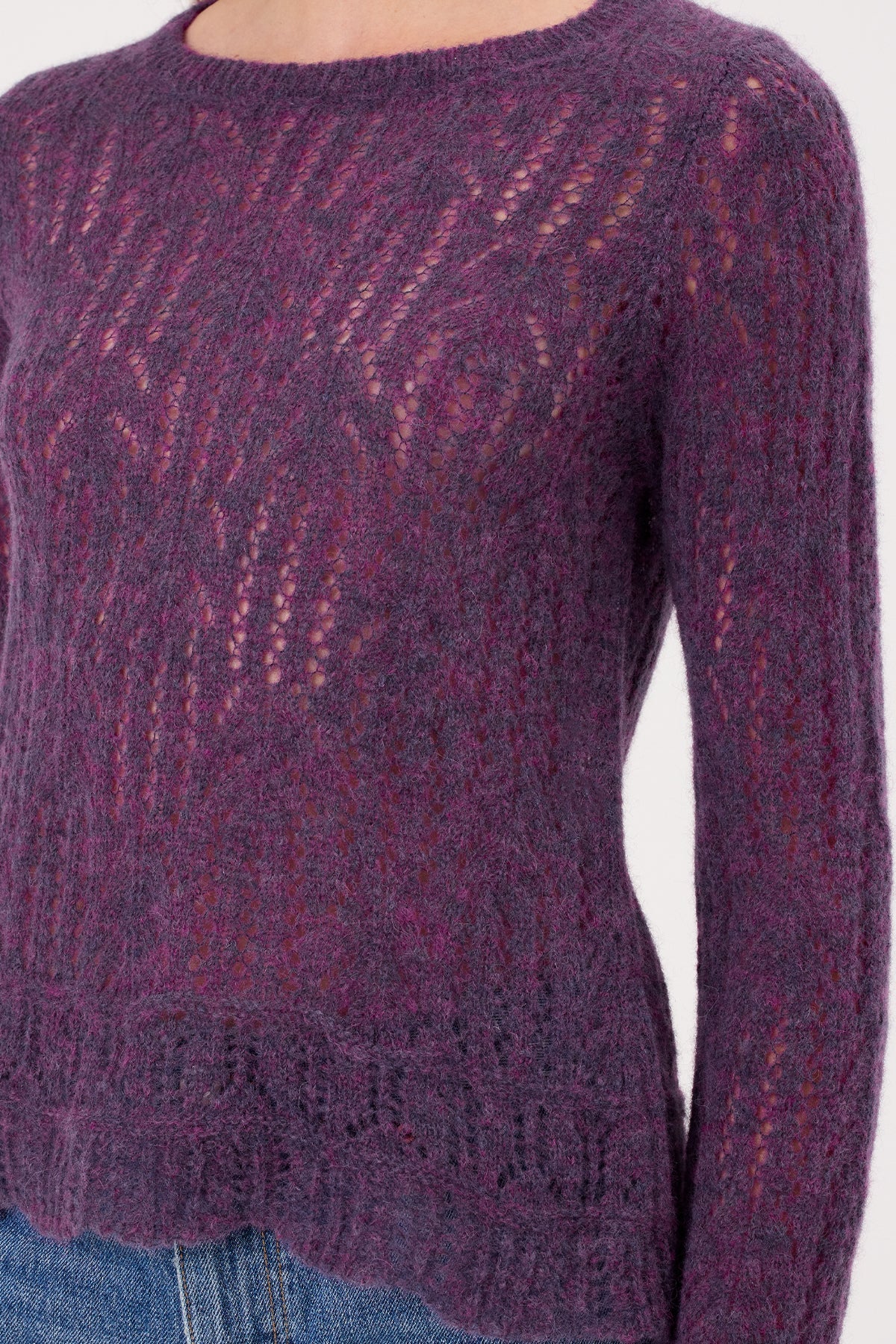Aurora Sweater - Goldie LeWinter #color_violet multi