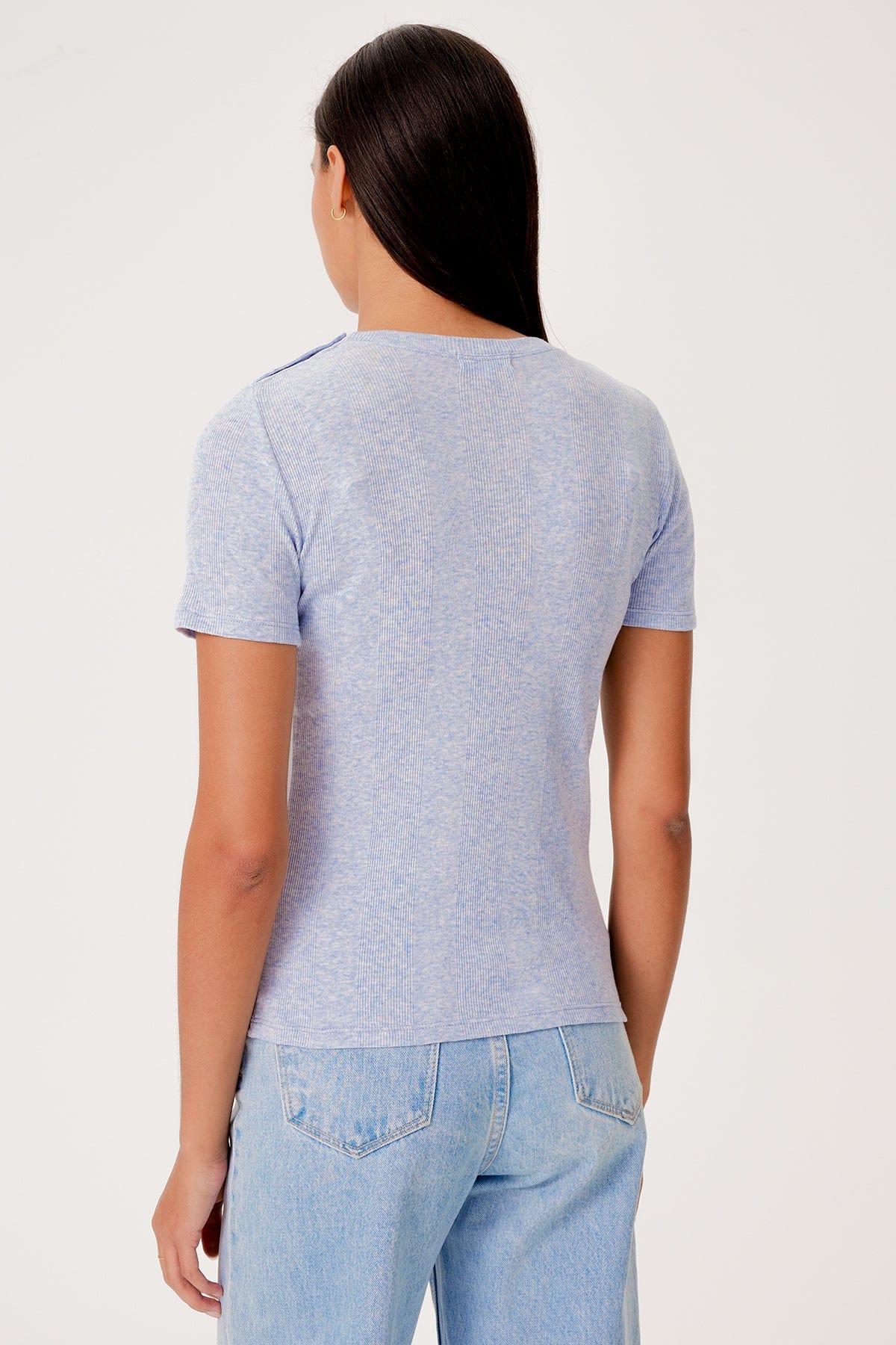 Beatrice Tee - Goldie LeWinter #color_blue heather