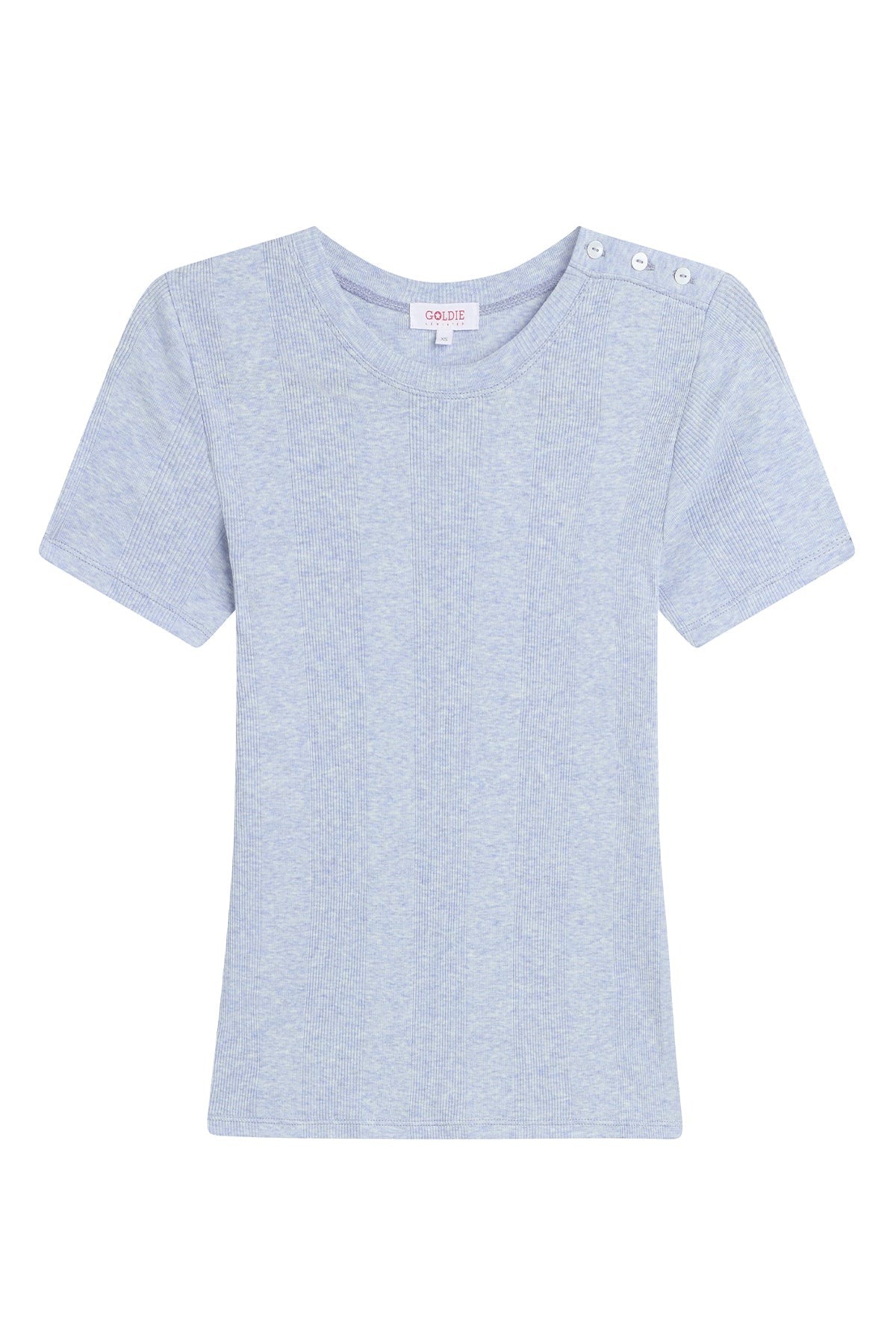 Beatrice Tee - Goldie LeWinter #color_blue heather