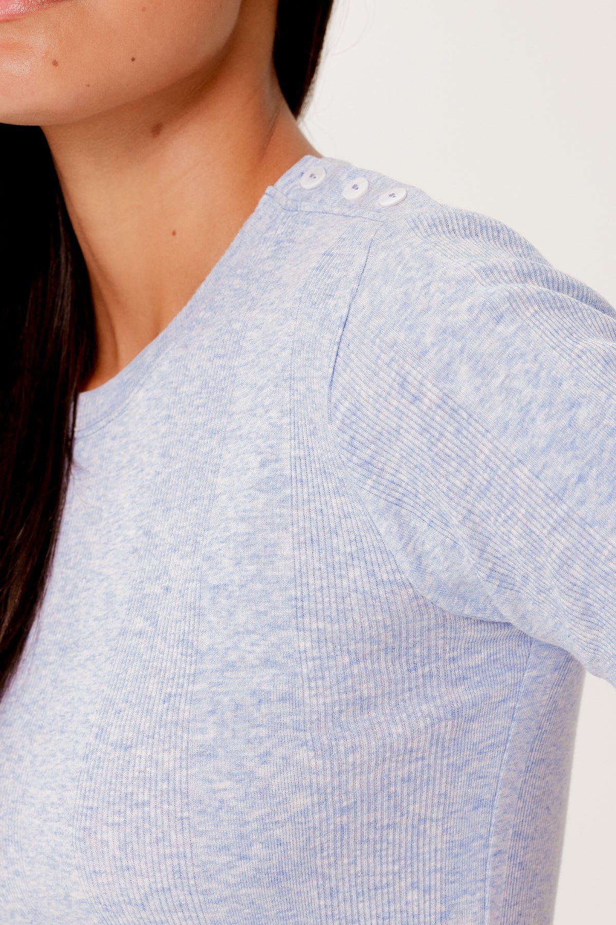 Beatrice Tee - Goldie LeWinter #color_blue heather