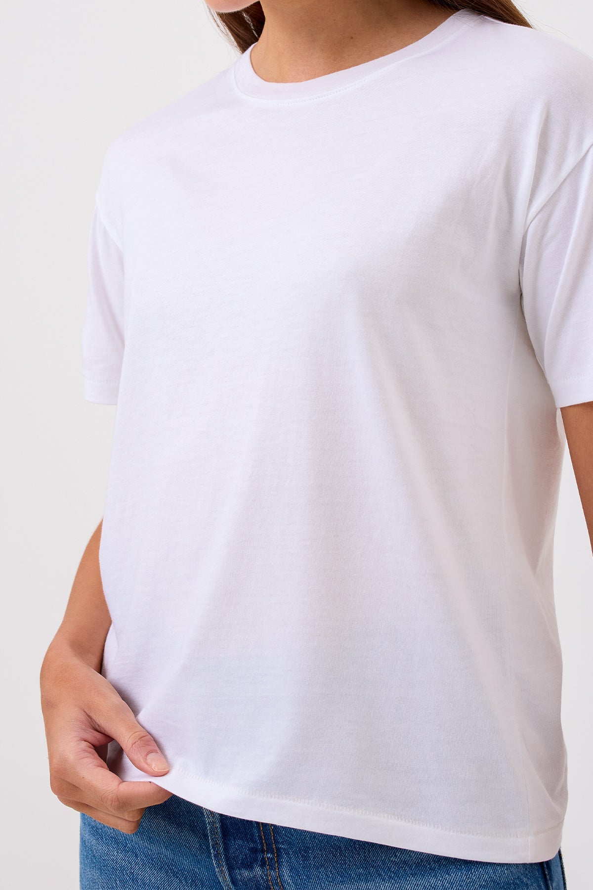 Billie Boyfriend Tee - Goldie LeWinter #color_white