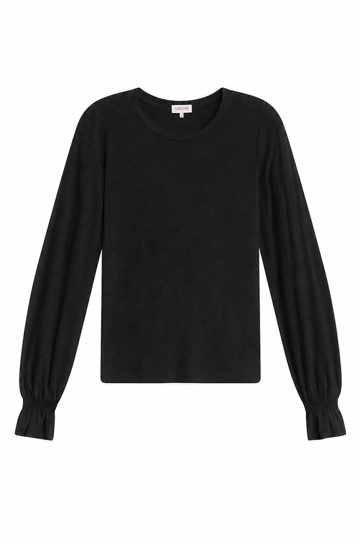 Bishop Sleeve Blouse - Goldie LeWinter #color_black