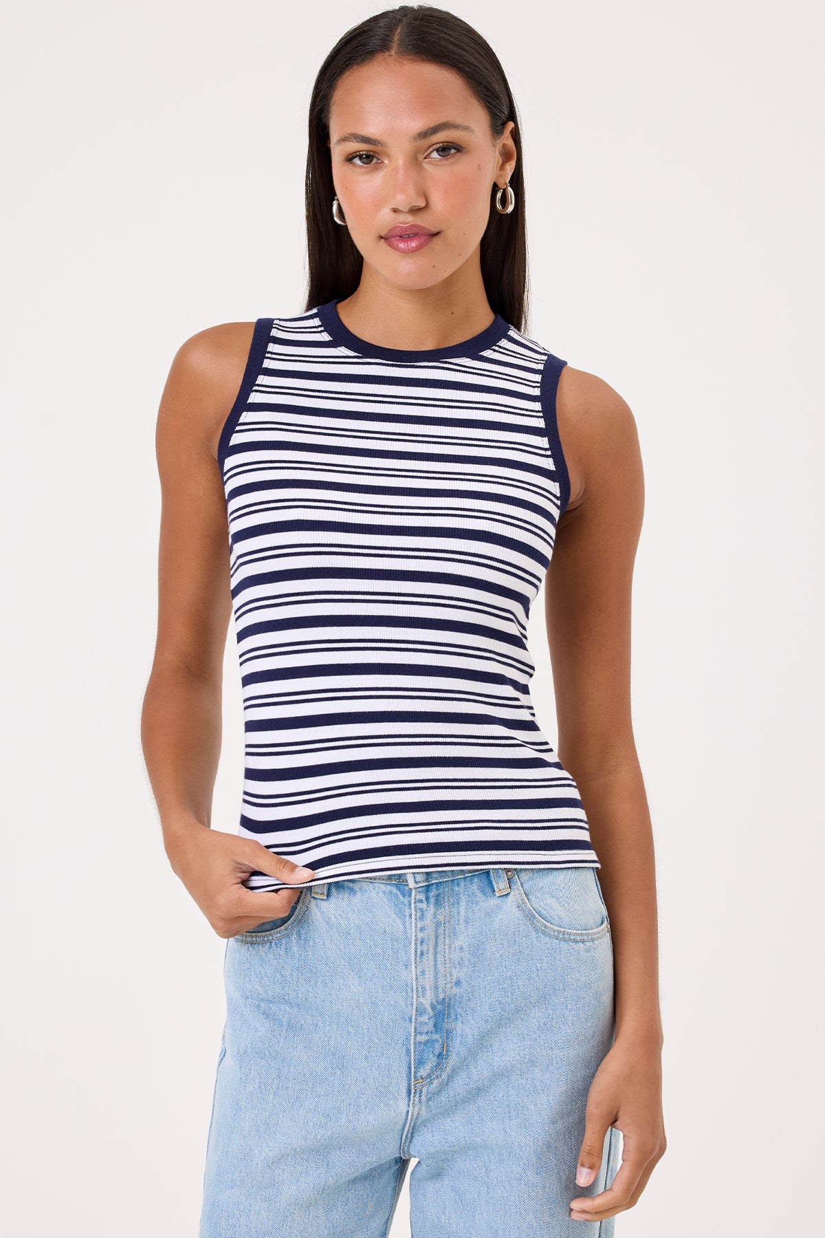 Brie Breton Stripe Shell