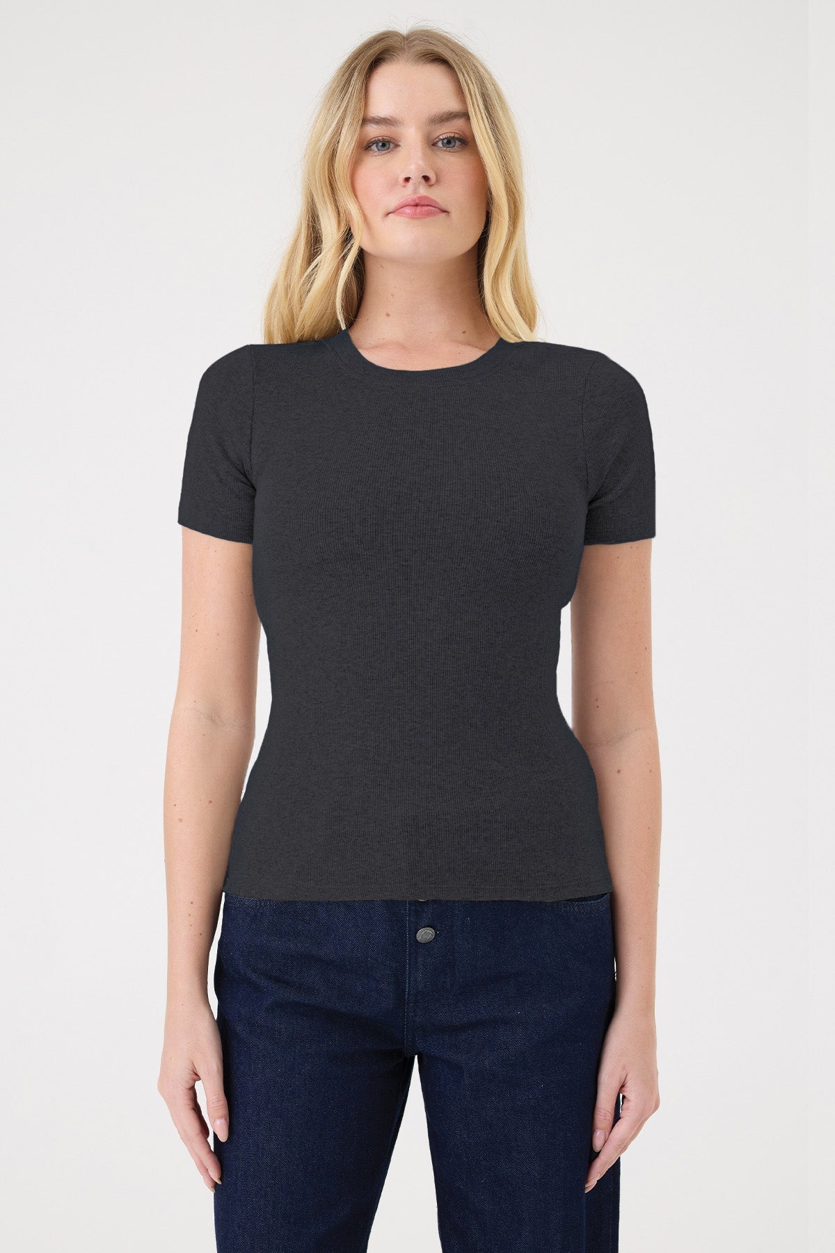 Camille Tee - Goldie LeWinter #color_charcoal heather