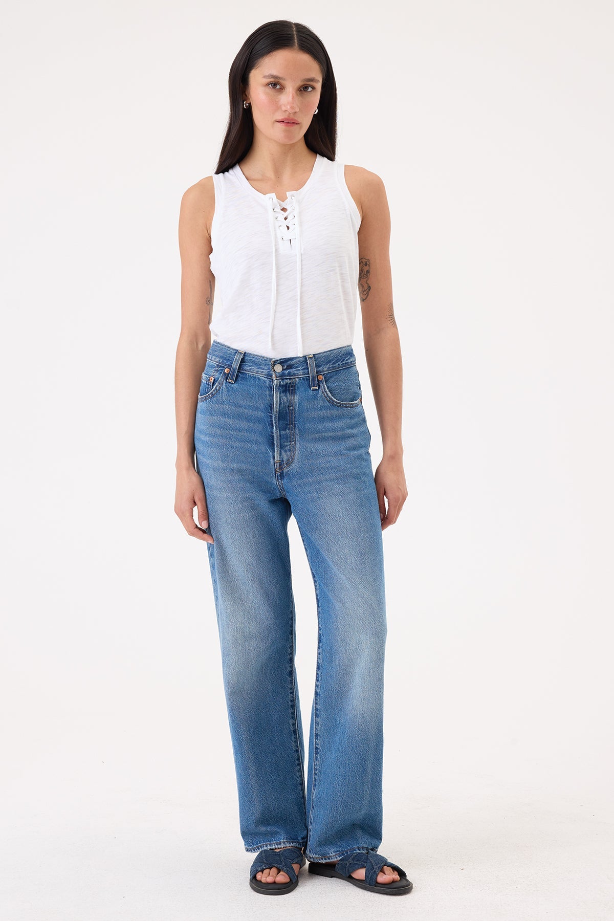 Capri Tank - Goldie LeWinter #color_white