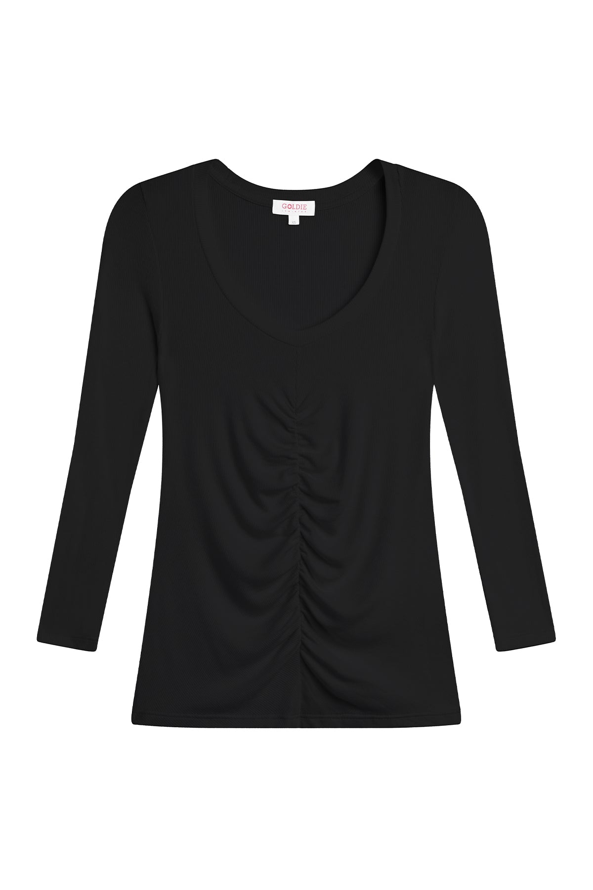 Cate Ribbed Top - Goldie LeWinter #color_black