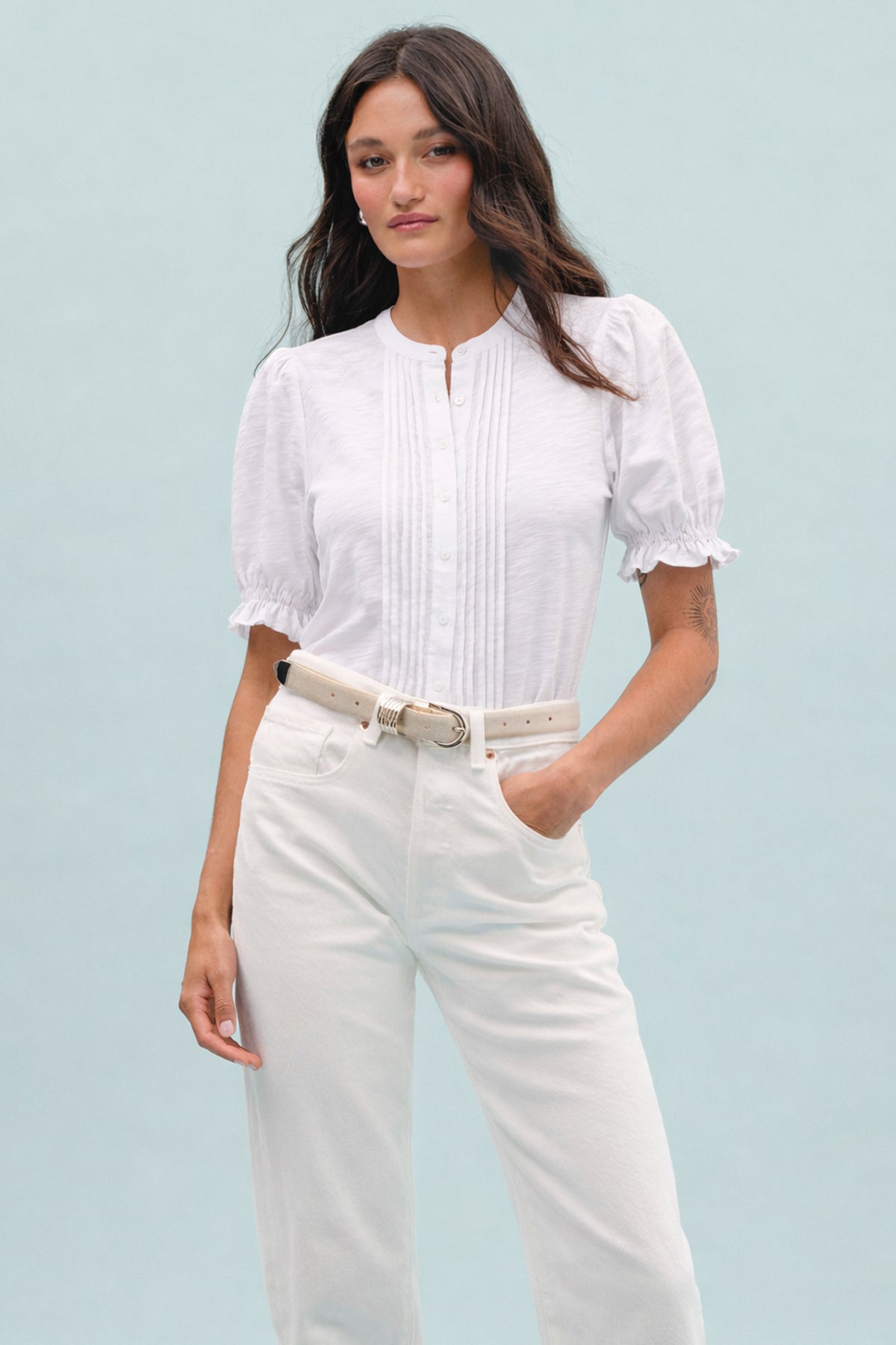 Celia Blouse - Goldie LeWinter #color_white