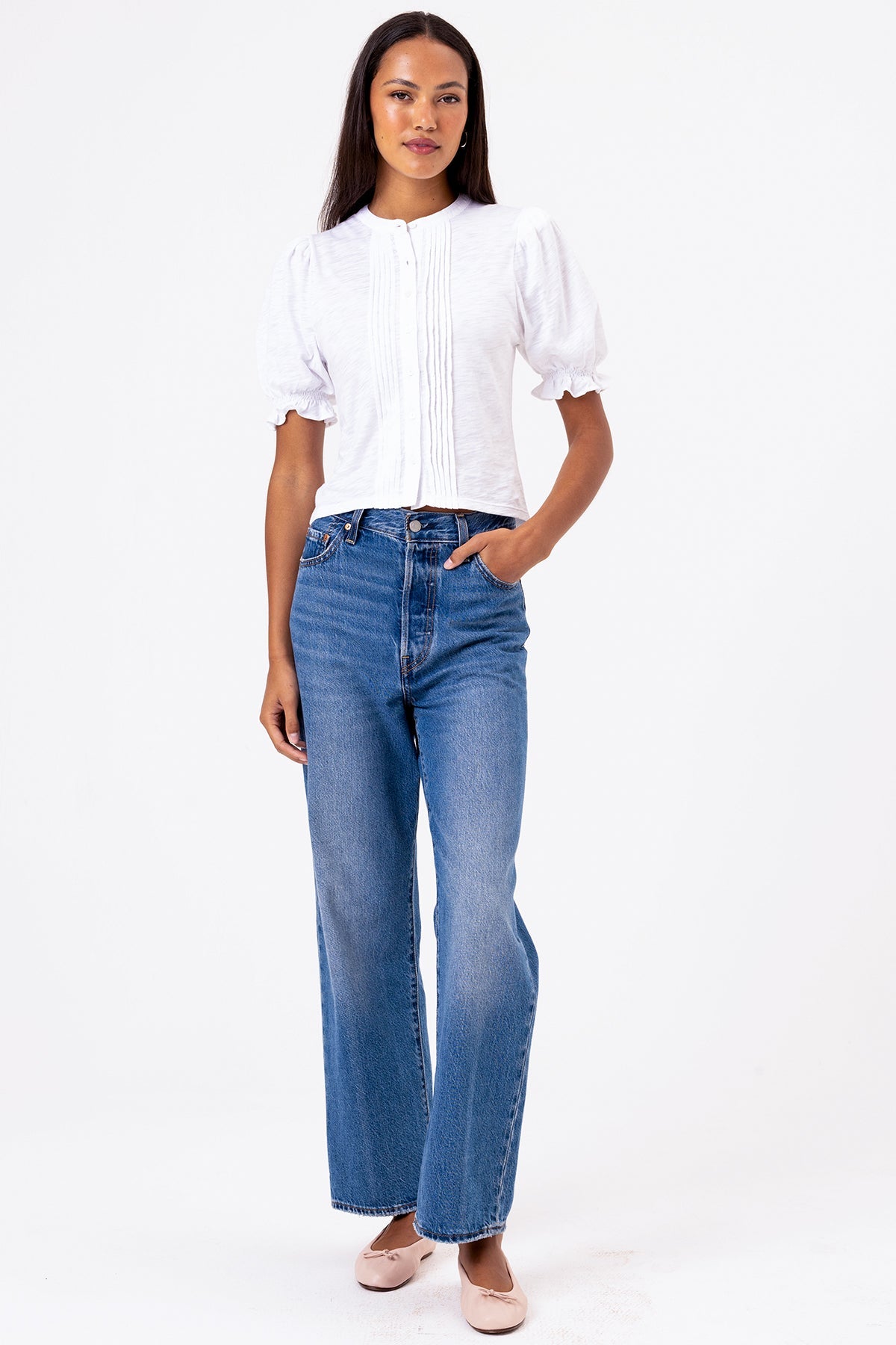 Celia Blouse - Goldie LeWinter #color_white