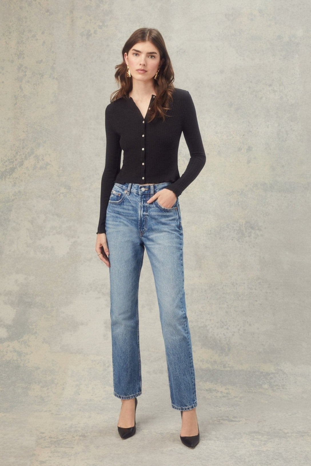 Chelsea Cardigan - Goldie LeWinter #color_black