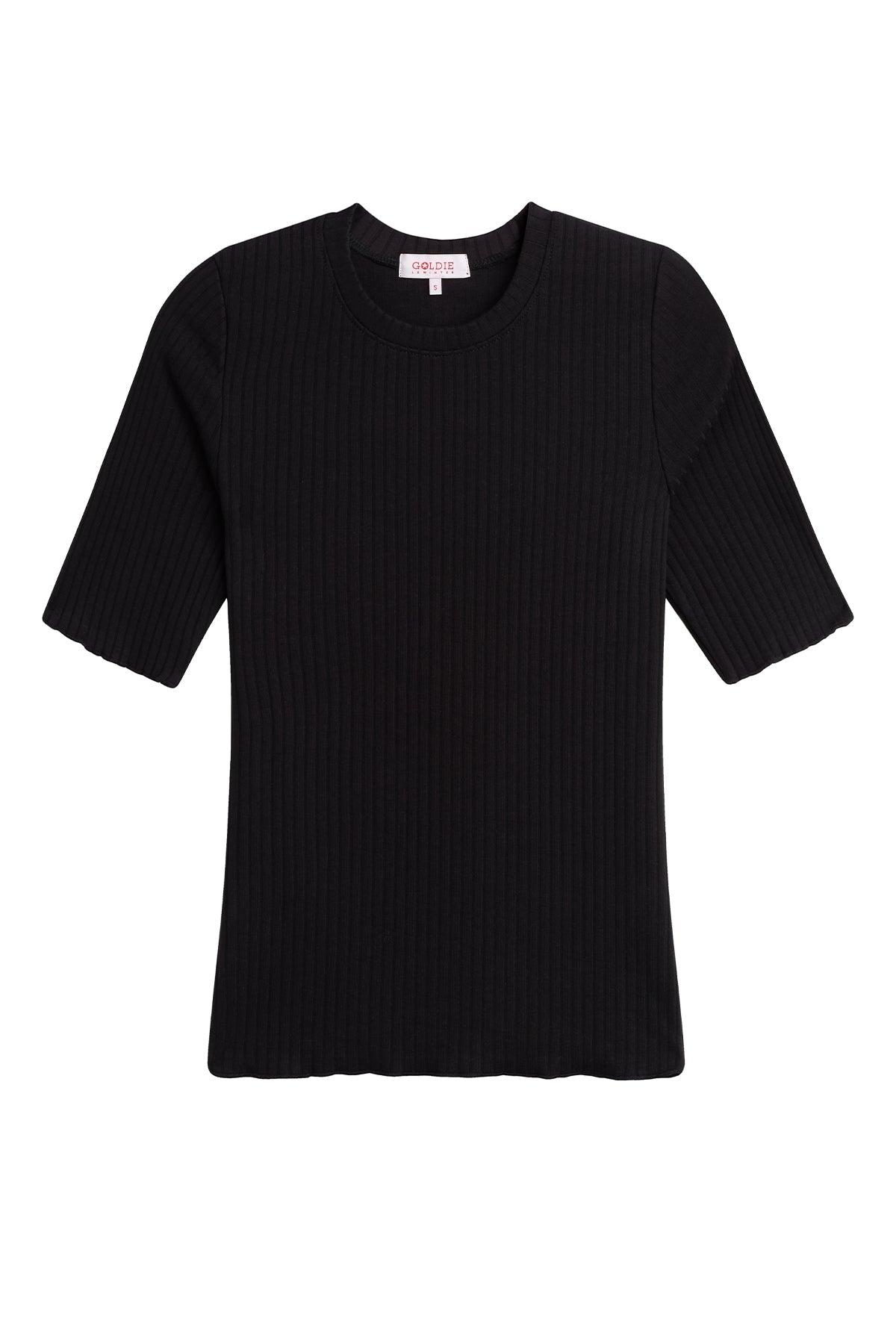 Chelsea Editor Tee - Goldie LeWinter #color_black