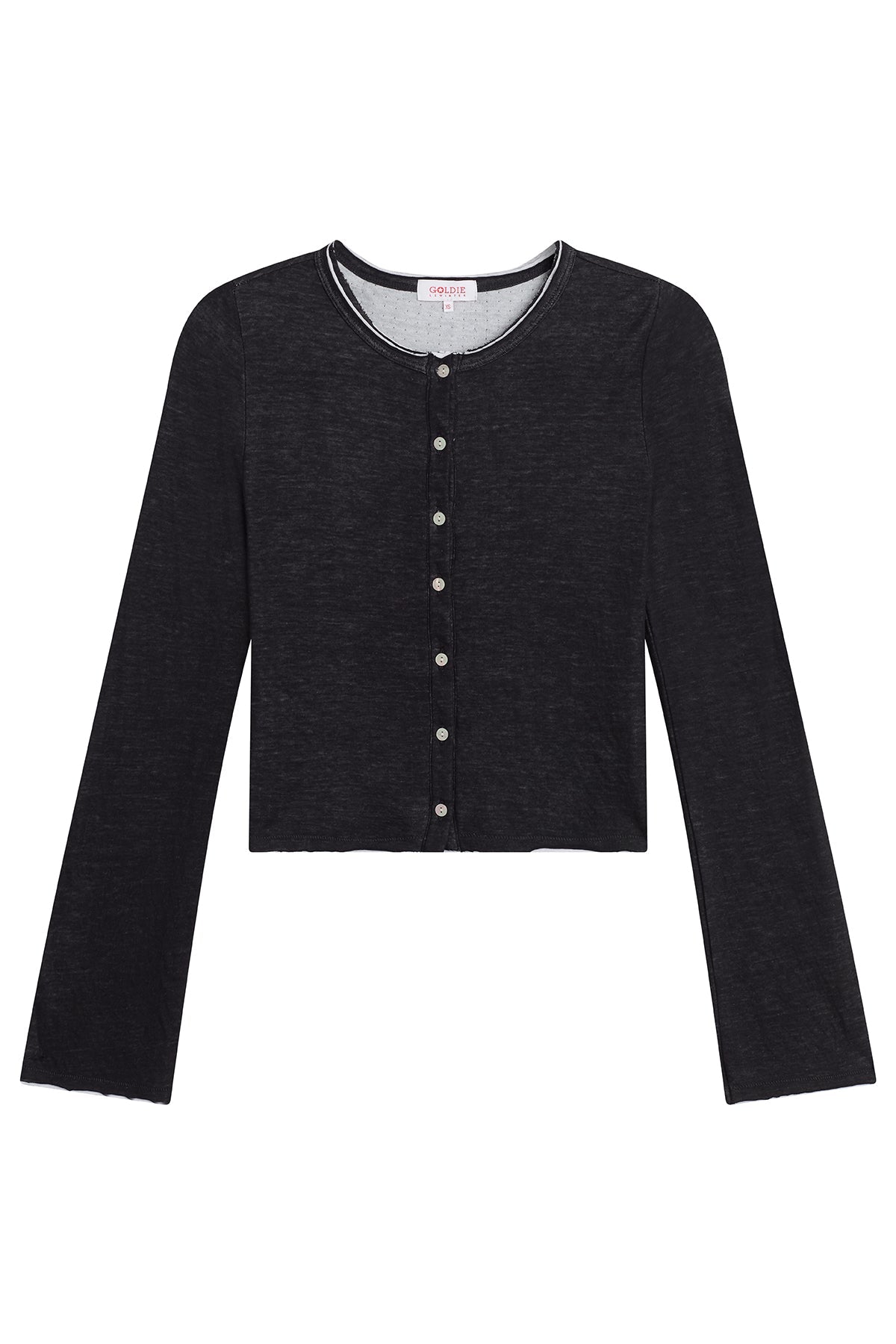 Chloe Cardigan - Goldie LeWinter #color_black / white