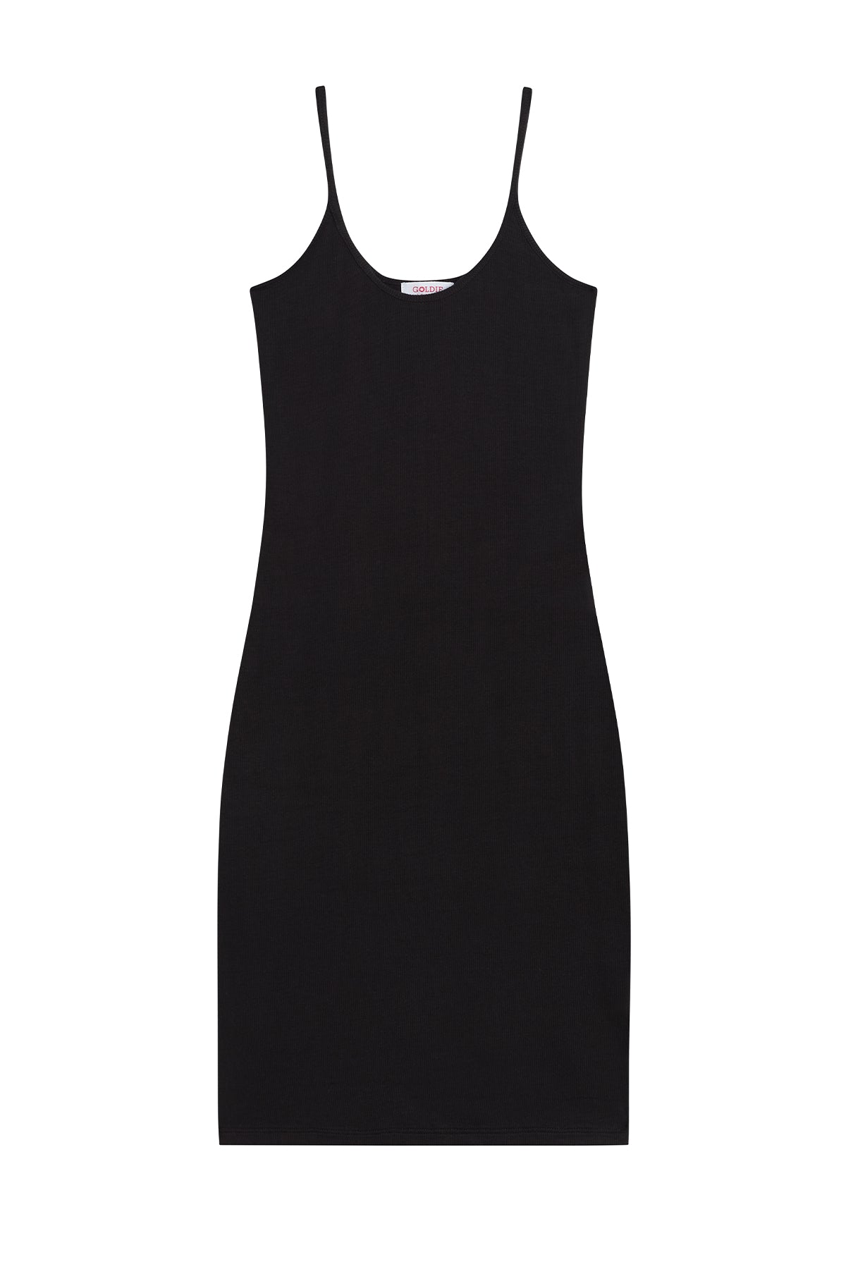 Claire Ribbed Minidress - Goldie LeWinter #color_black