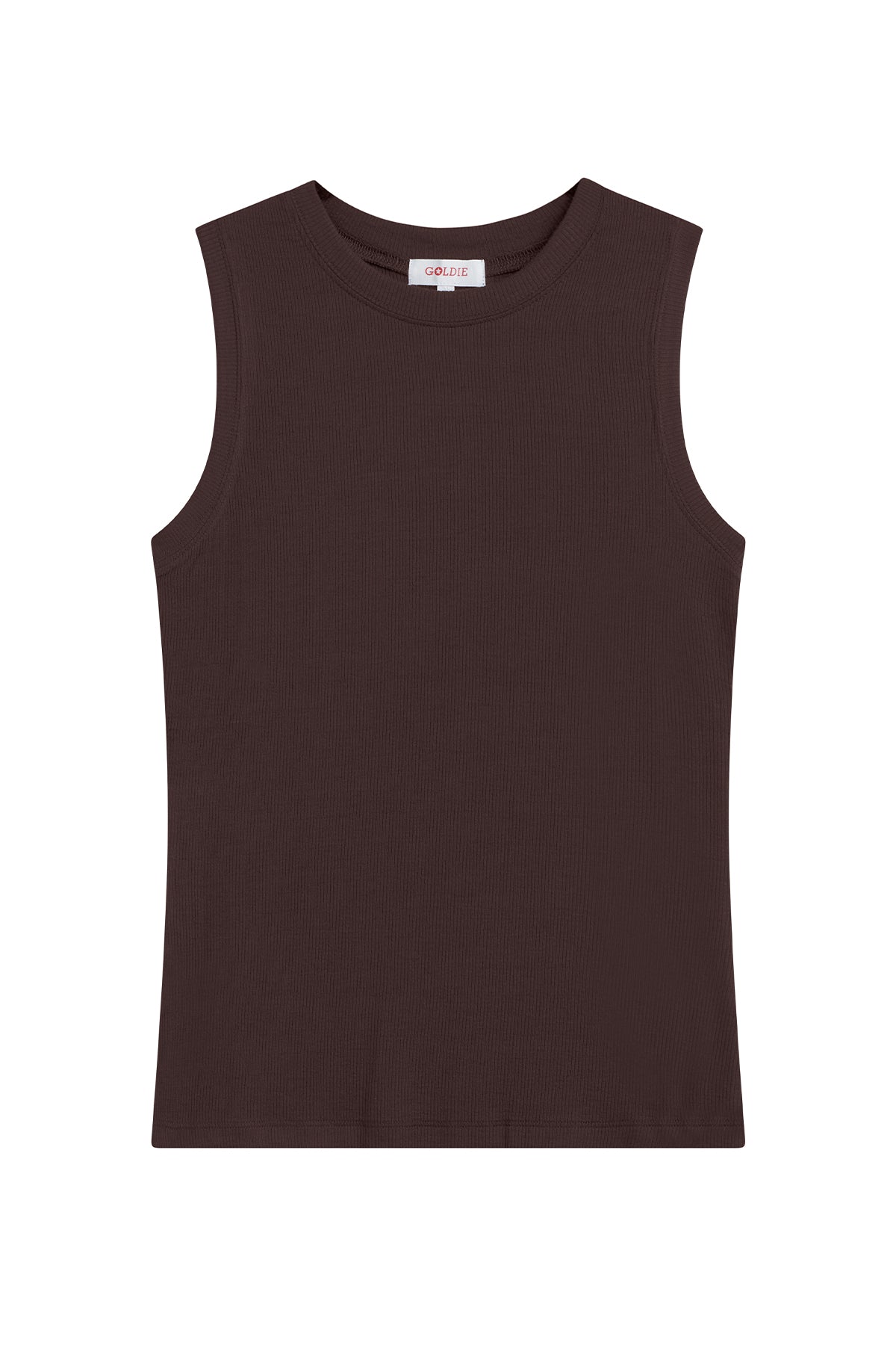 Ribbed Sleeveless Tee