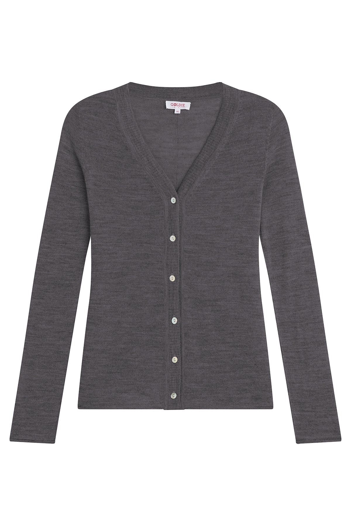 Collette Cardigan - Goldie LeWinter #color_charcoal heather