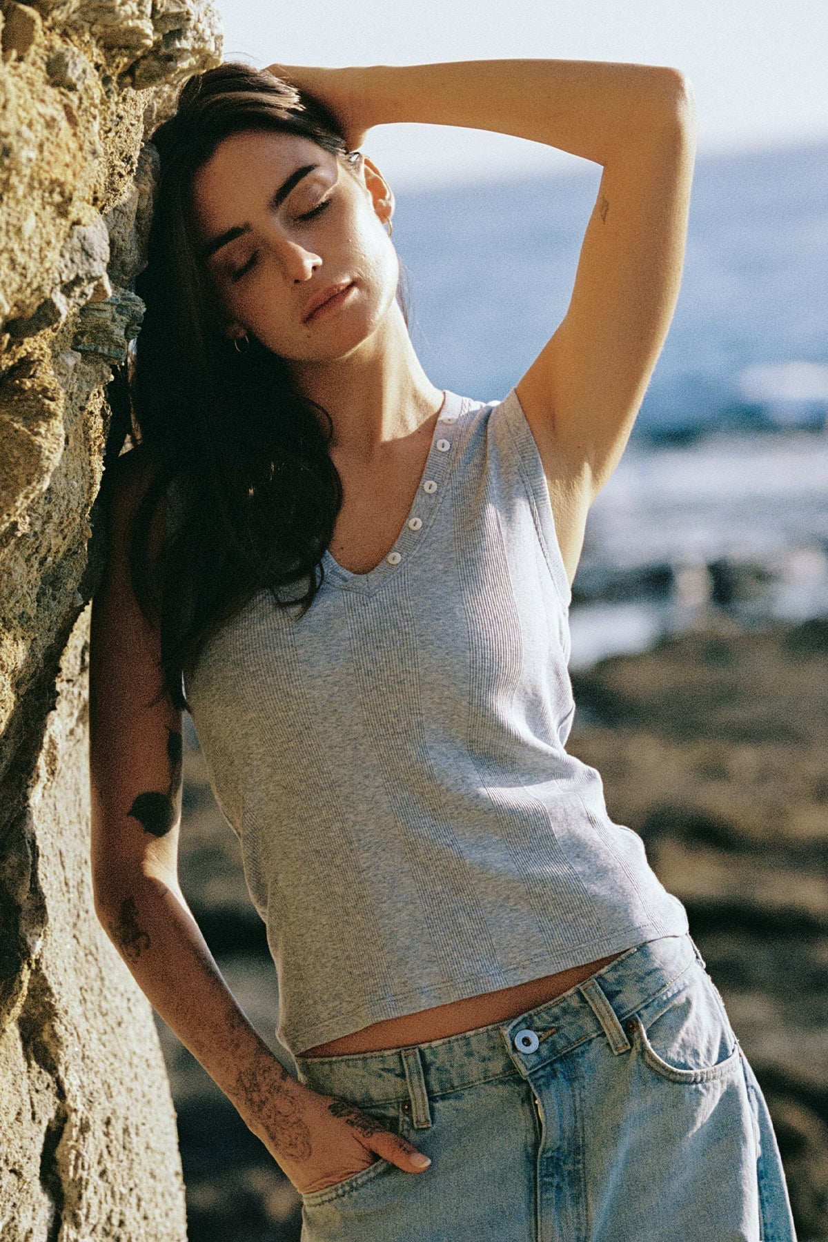 Daniella Shell - Goldie LeWinter #color_blue heather