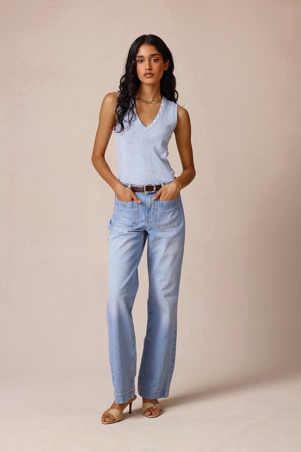 Daniella Shell - Goldie LeWinter #color_blue heather