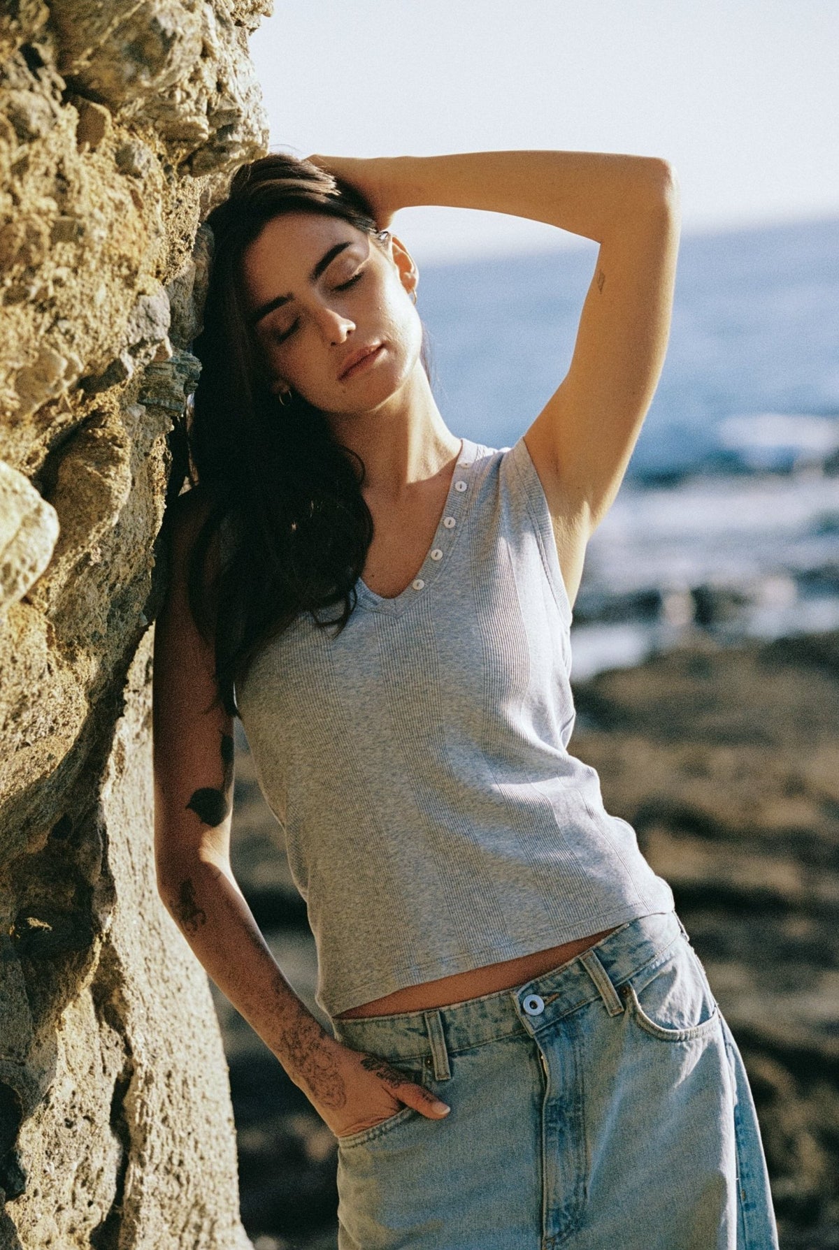 Daniella Shell - Goldie LeWinter #color_blue heather