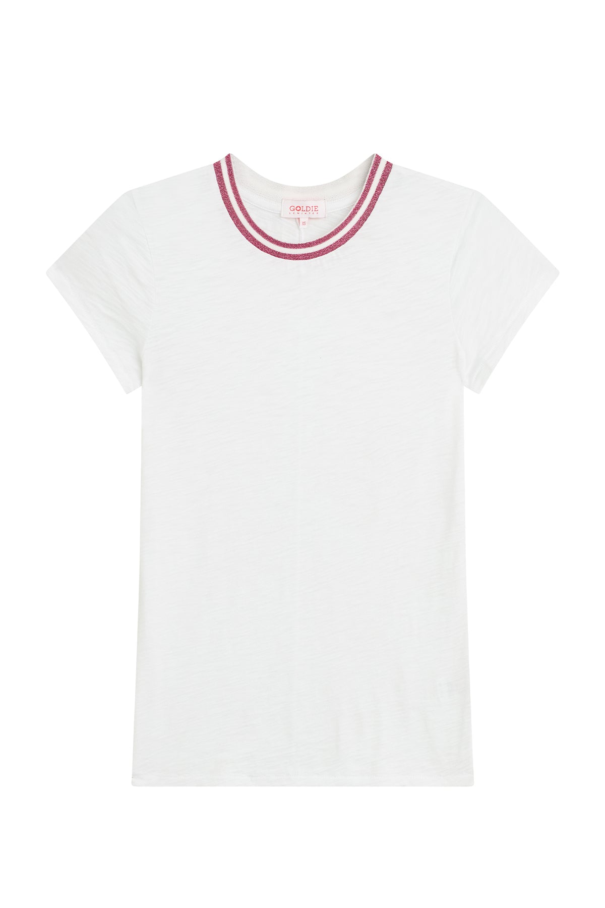 Double Shimmer Tipped Ringer Tee