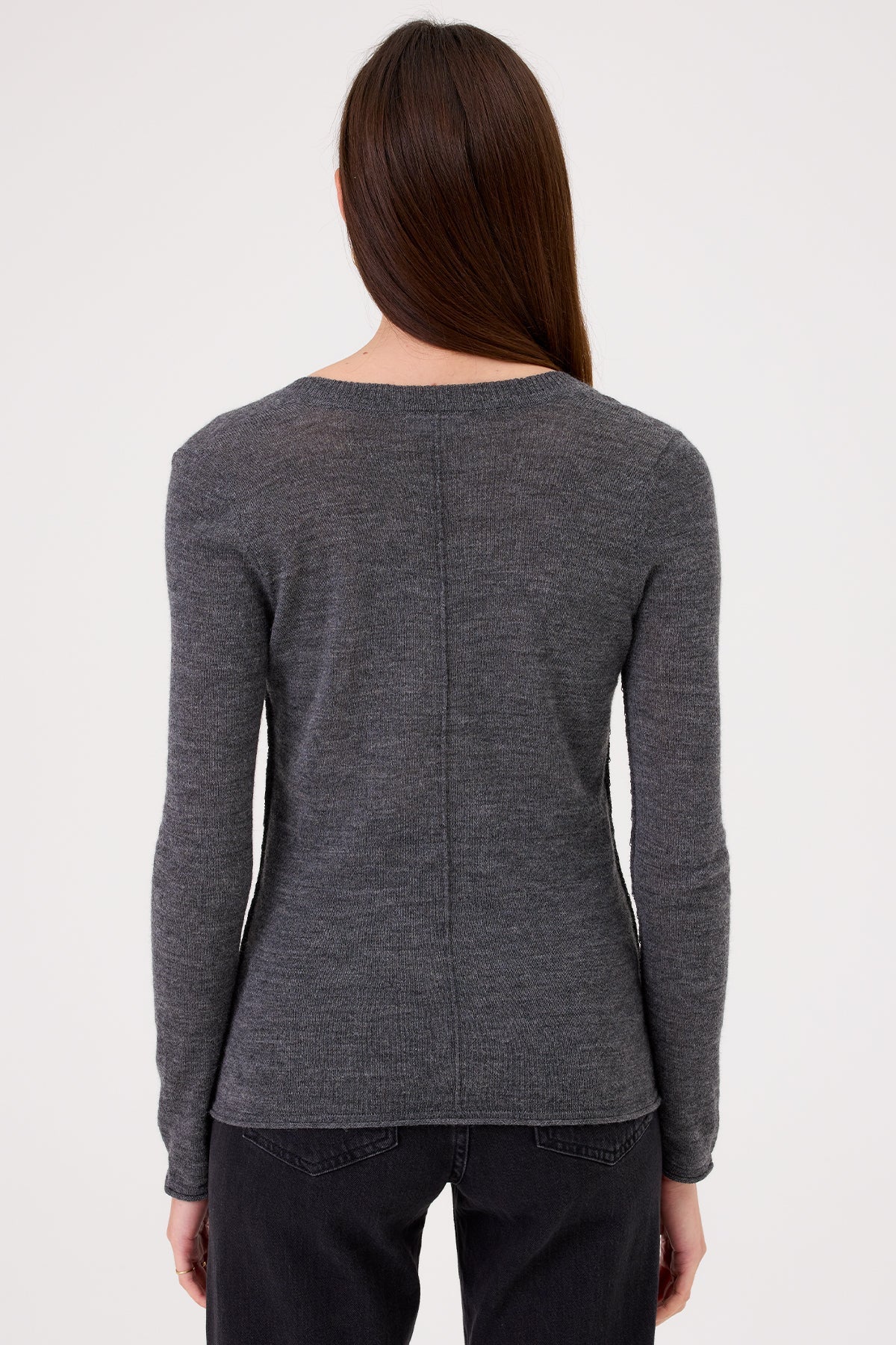Elise Sweater - Goldie LeWinter #color_charcoal heather