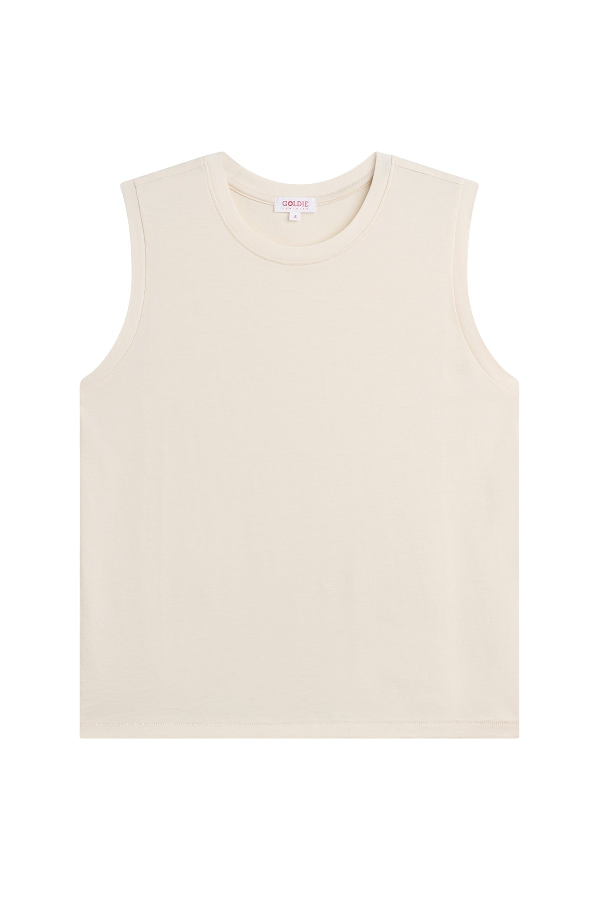 Elle Tank - Goldie LeWinter #color_white sand
