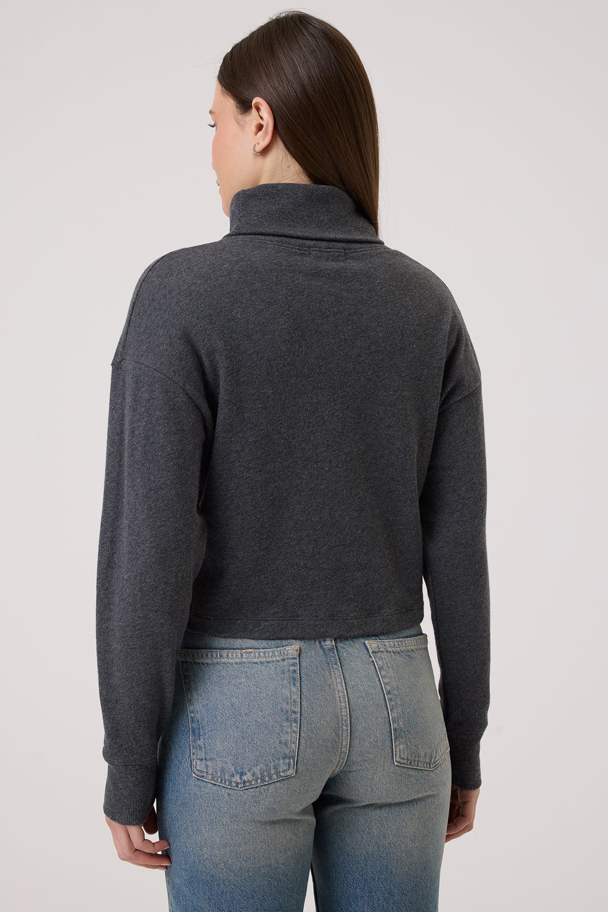 Endless Weekend Pullover - Goldie LeWinter #color_charcoal heather