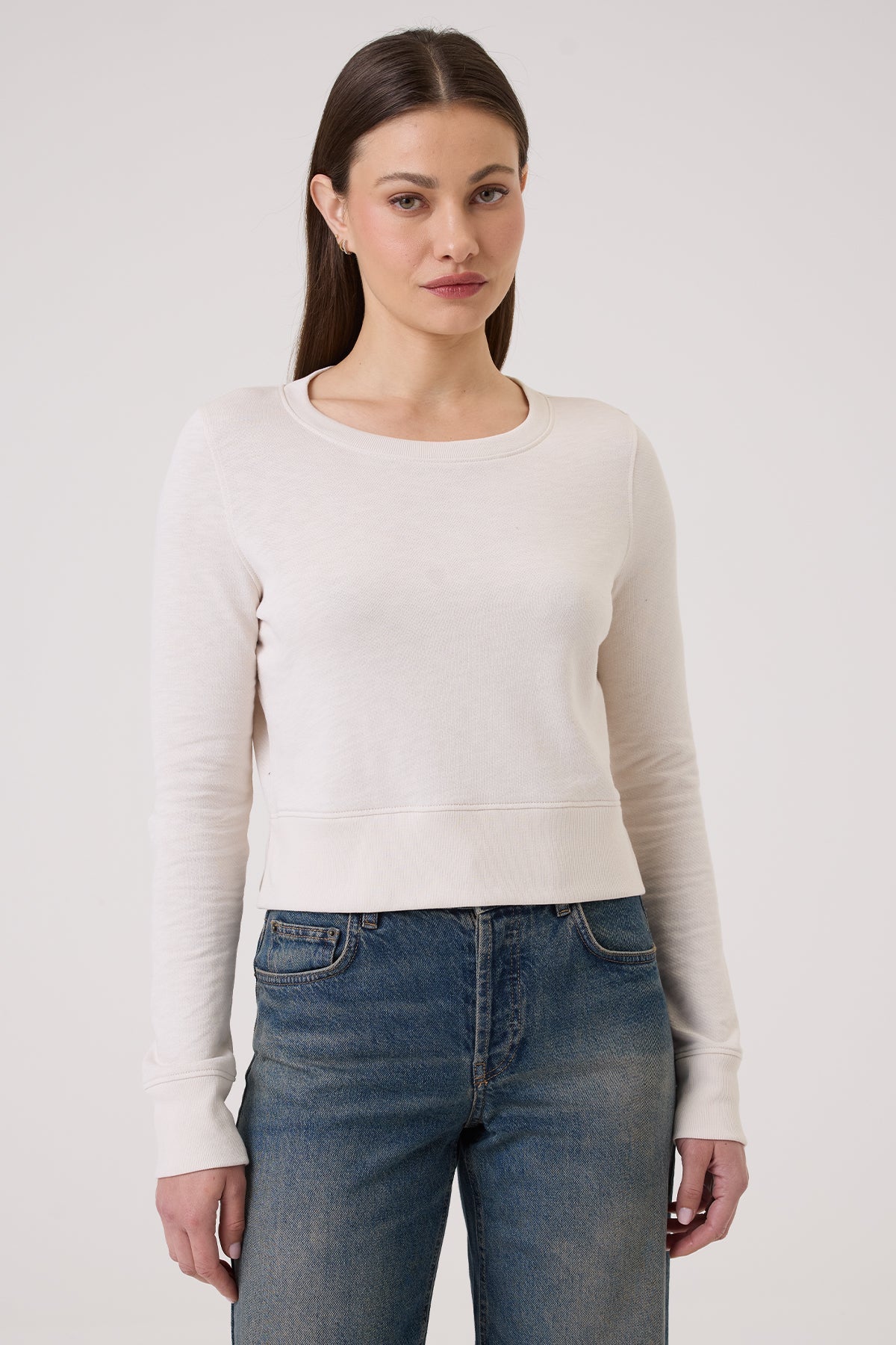 Endless Weekend Sweatshirt - Goldie LeWinter #color_white sand