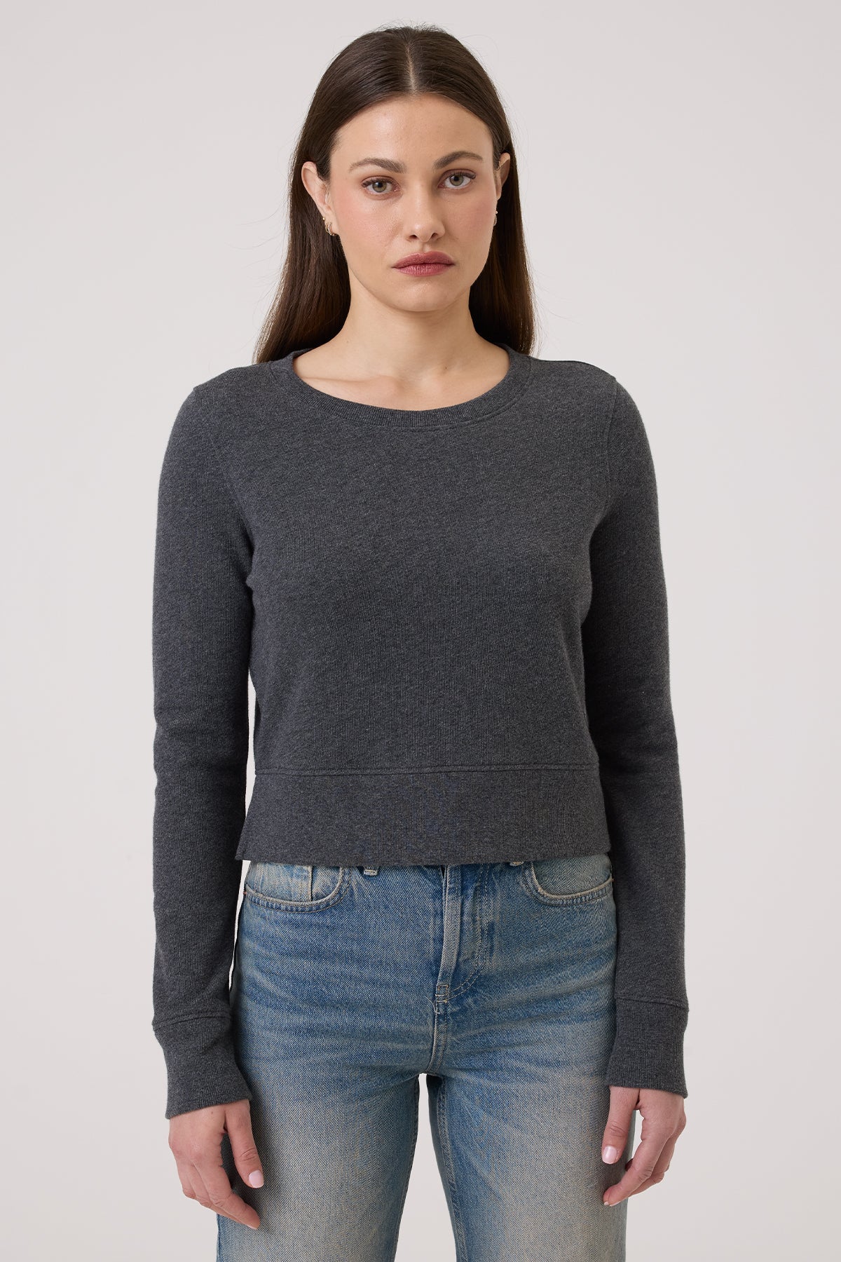Endless Weekend Sweatshirt - Goldie LeWinter #color_charcoal heather