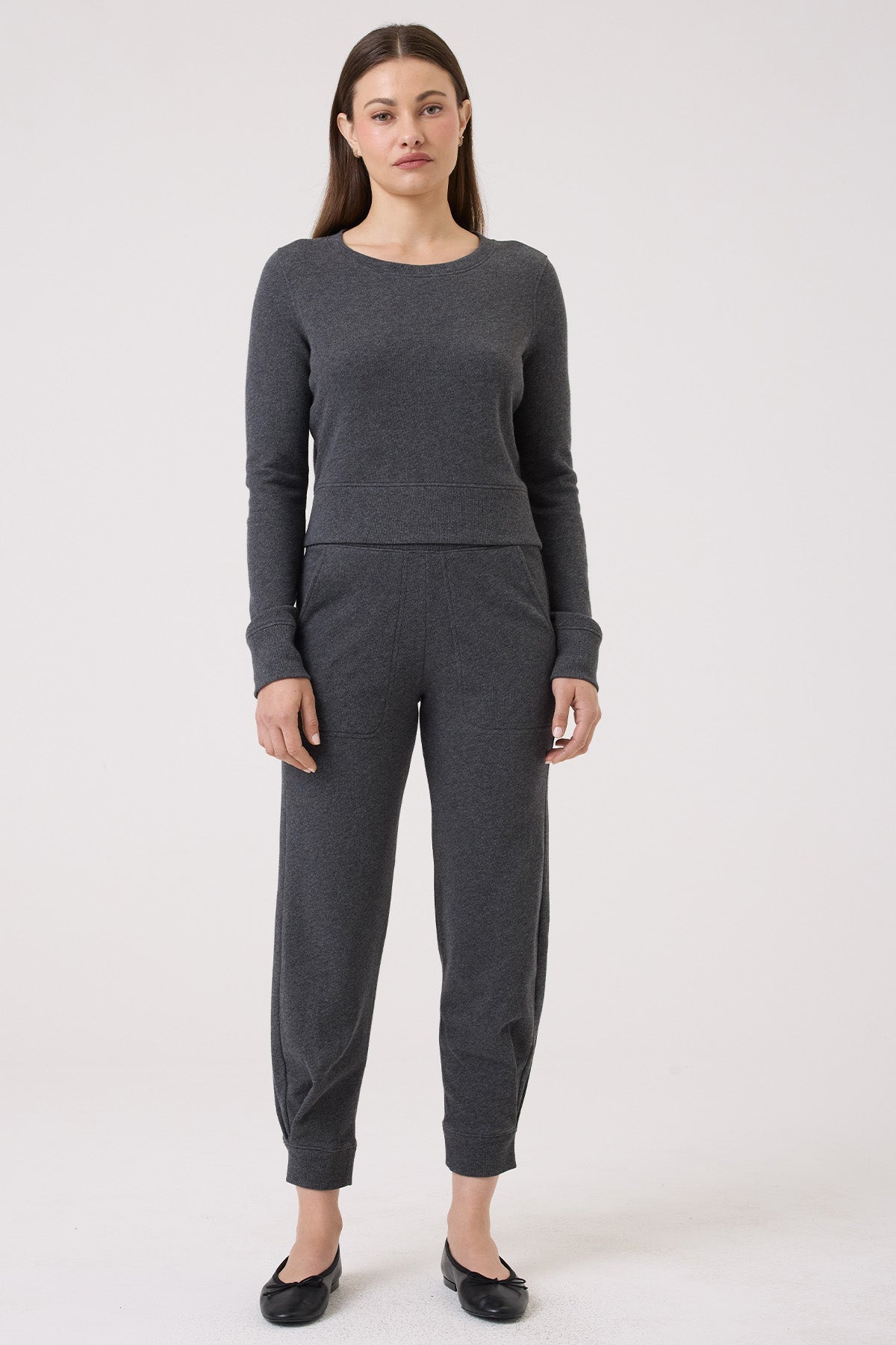 Endless Weekend Sweatshirt - Goldie LeWinter #color_charcoal heather