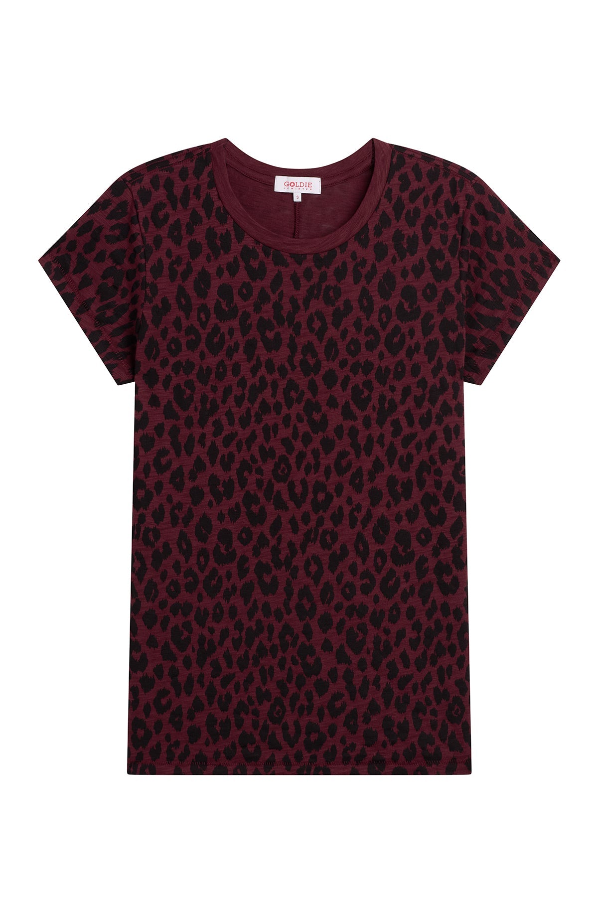 Fauve Ringer Tee - Goldie LeWinter #color_bordeaux - limited edition