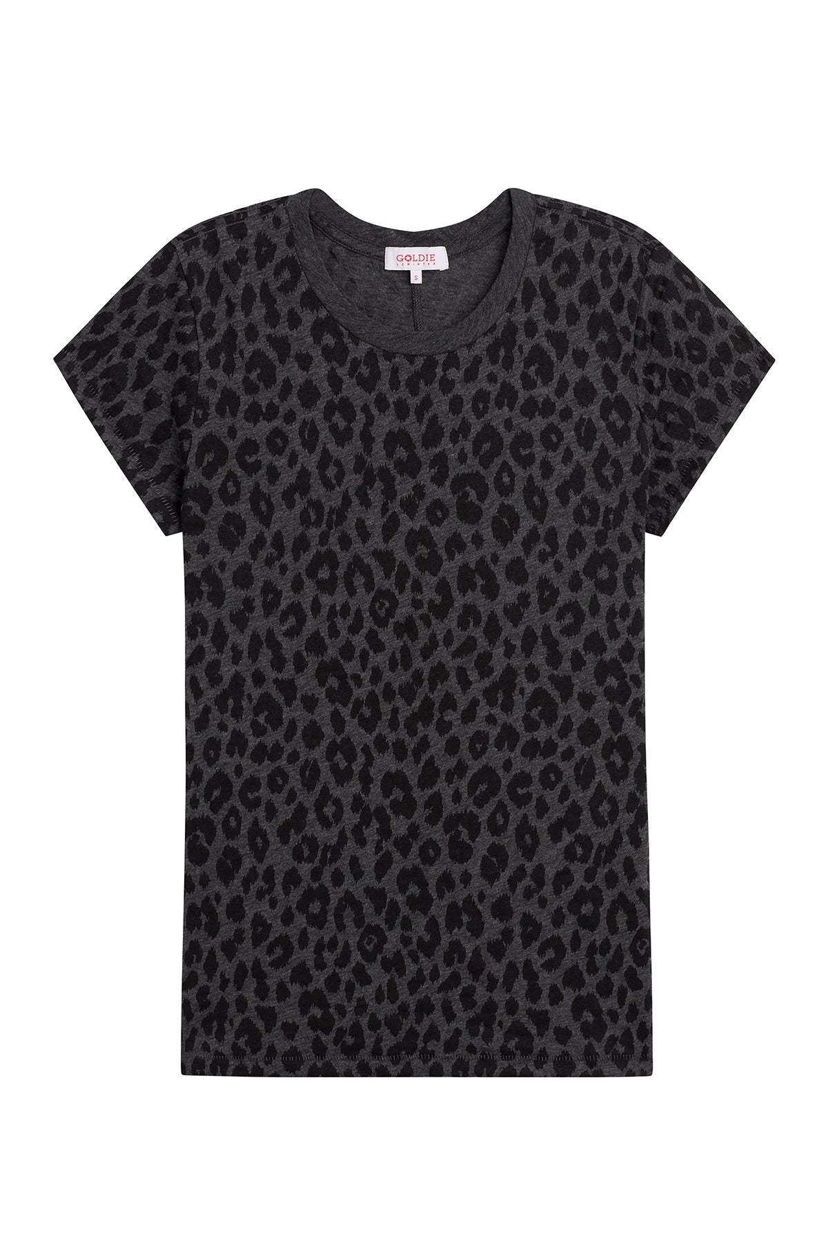 Fauve Ringer Tee - Goldie LeWinter #color_charcoal heather