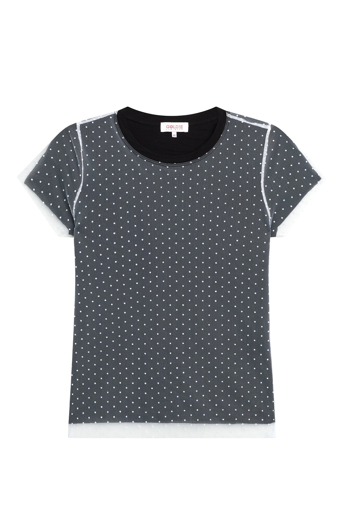 French Kiss Tee - Goldie LeWinter #color_black
