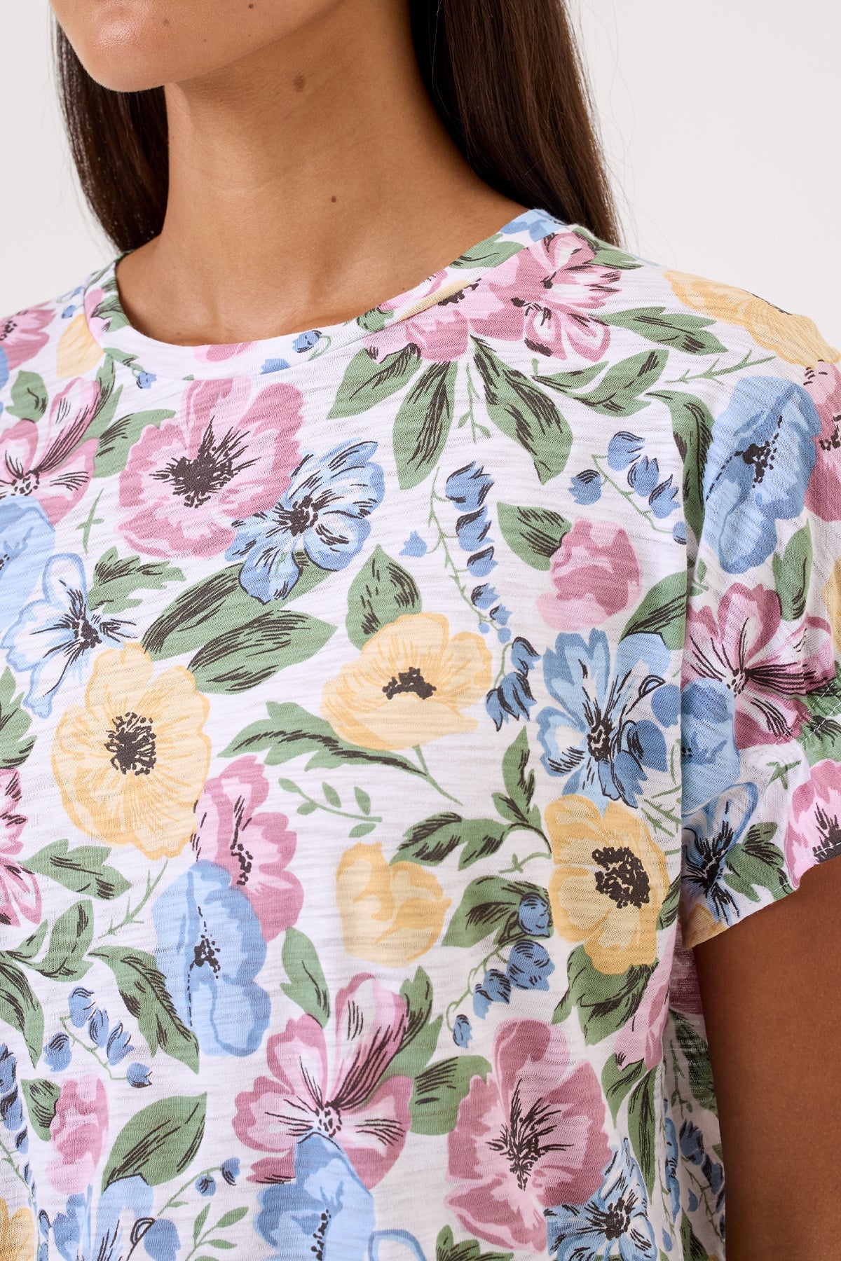 Garden Party Puff & Ruffle Sleeve Tee