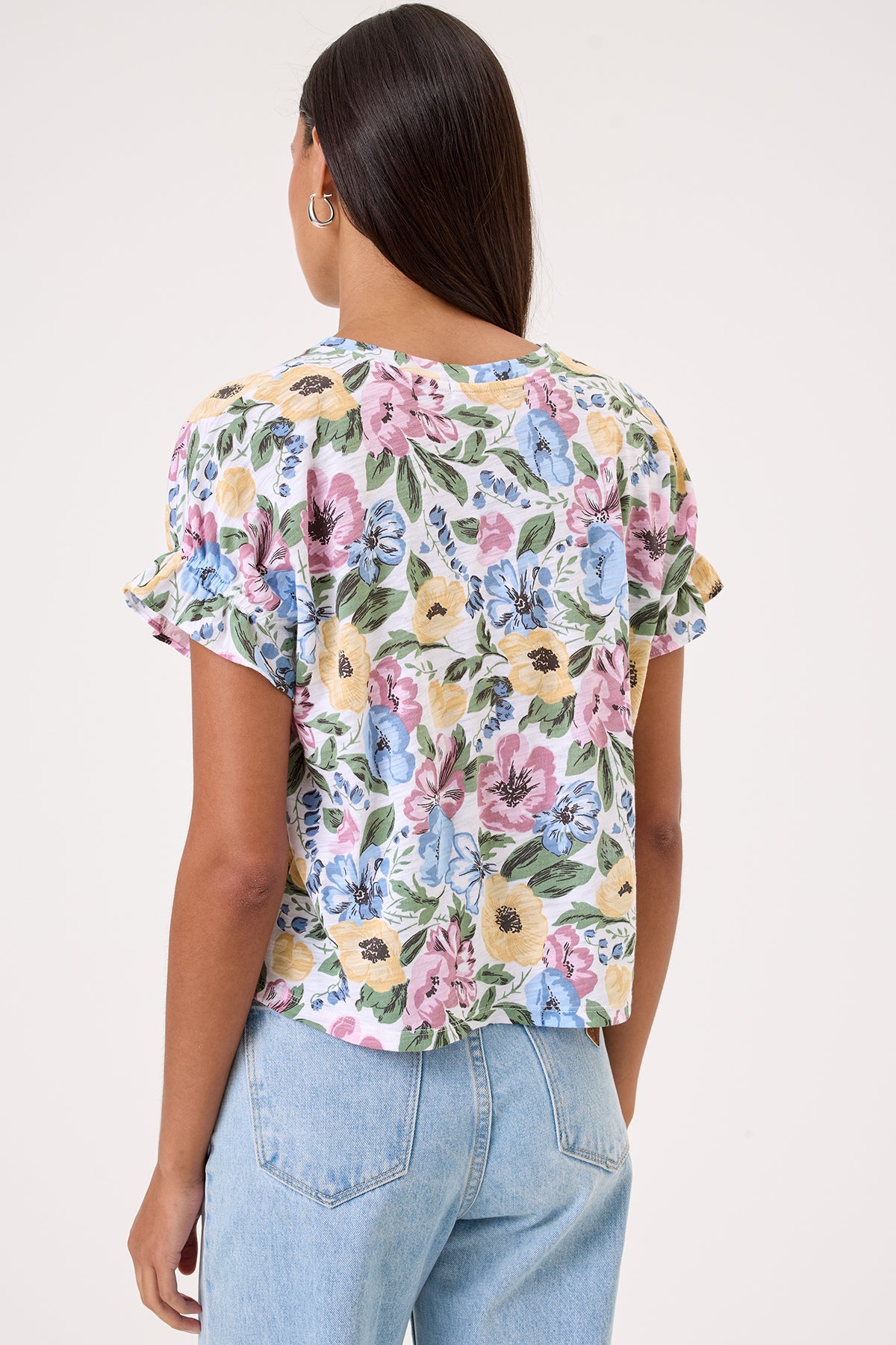 Garden Party Puff & Ruffle Sleeve Tee