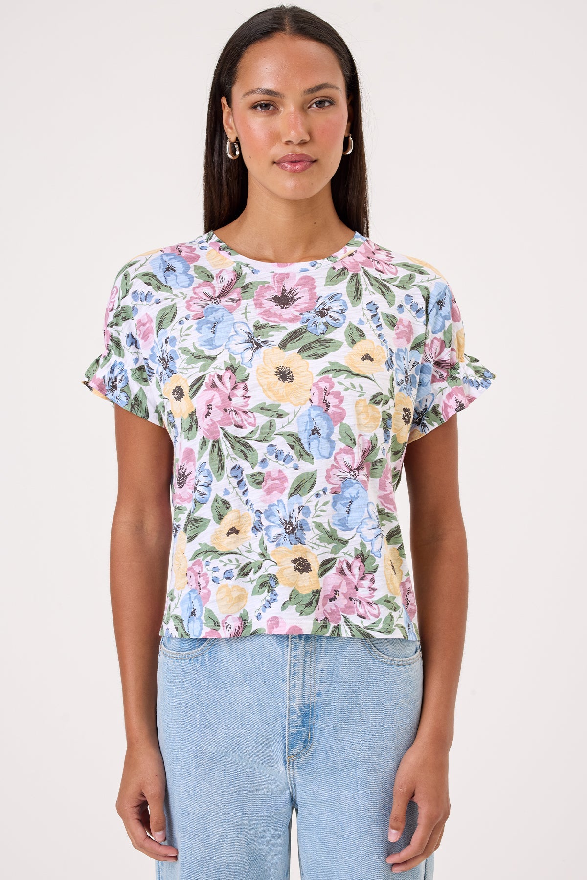 Garden Party Puff & Ruffle Sleeve Tee