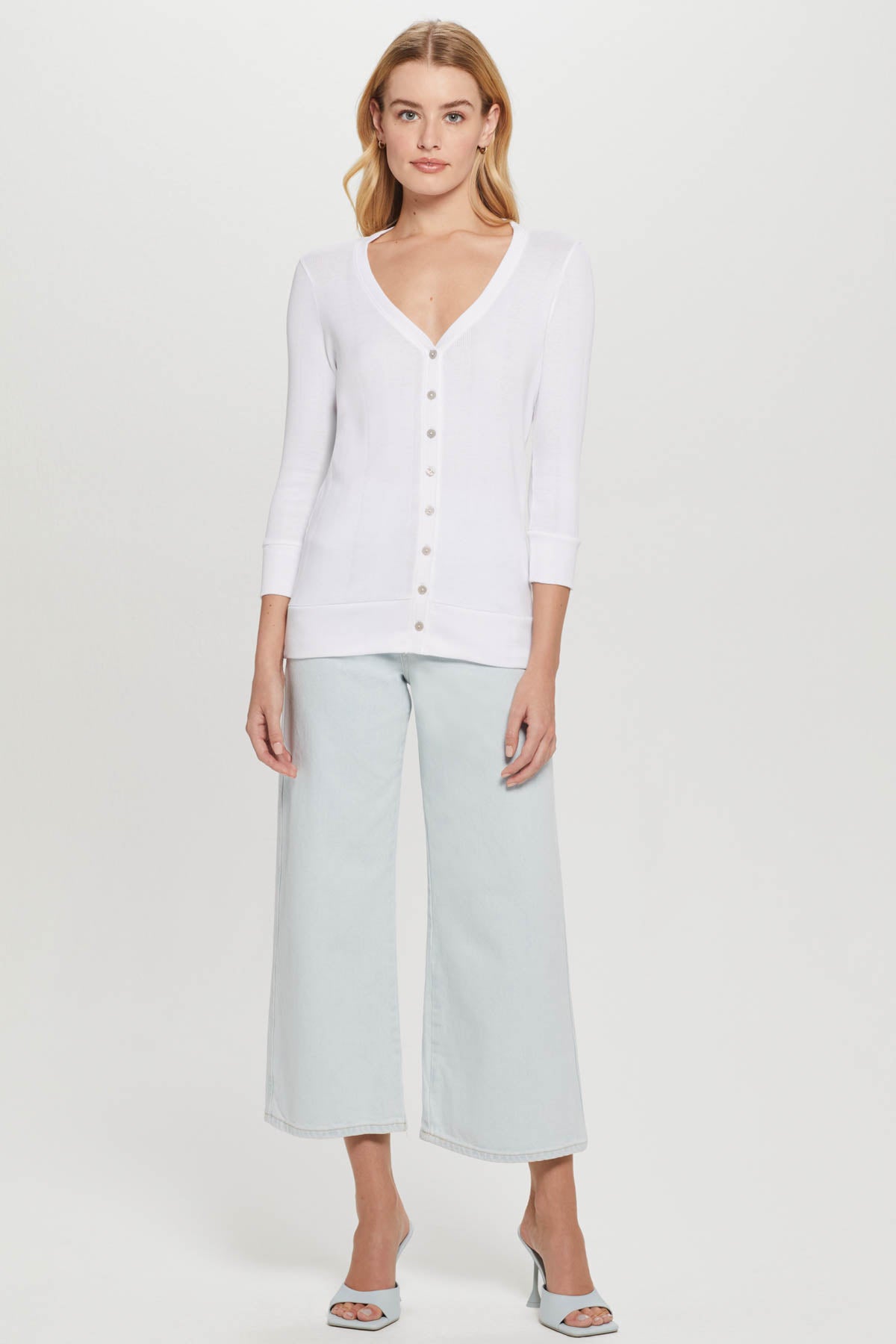 Harper Cardigan - Goldie LeWinter #color_white