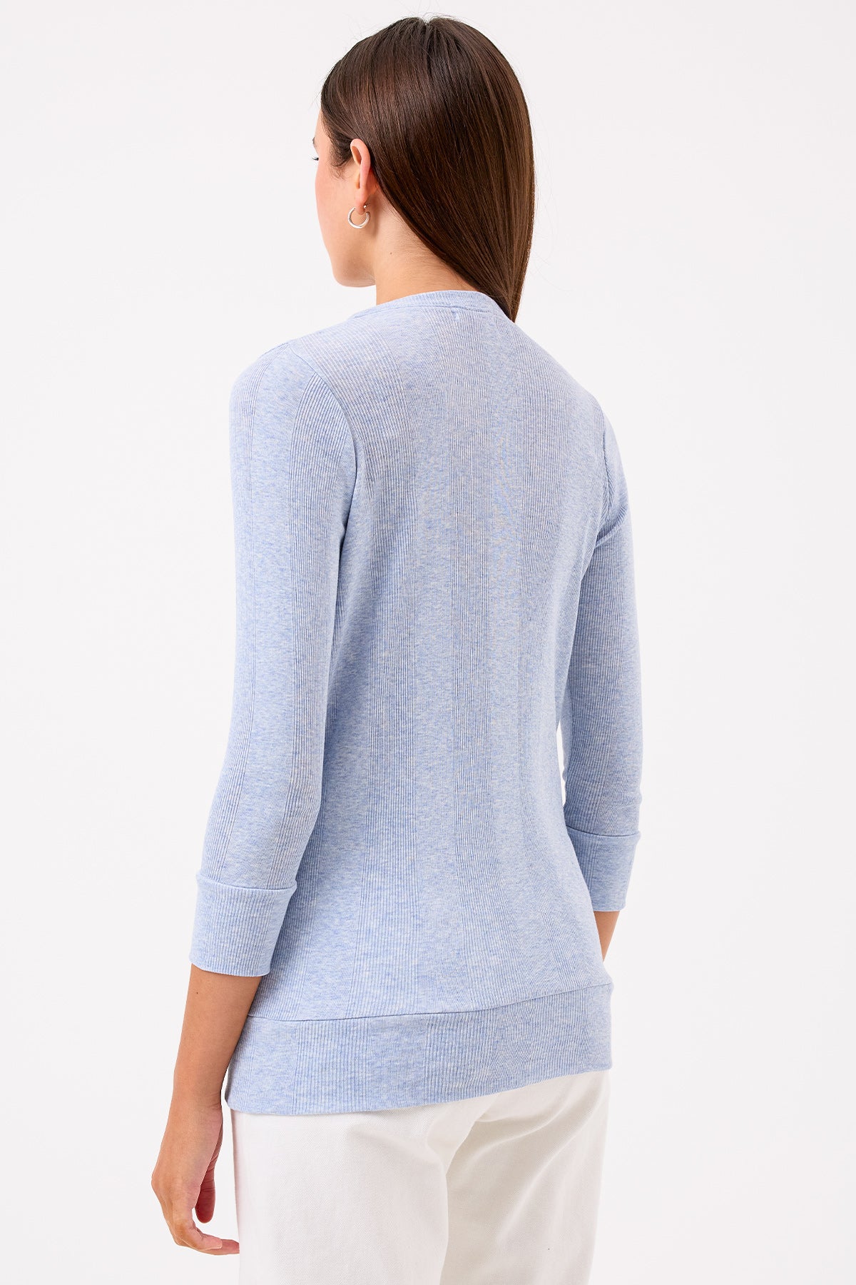 Harper Cardigan - Goldie LeWinter #color_blue heather