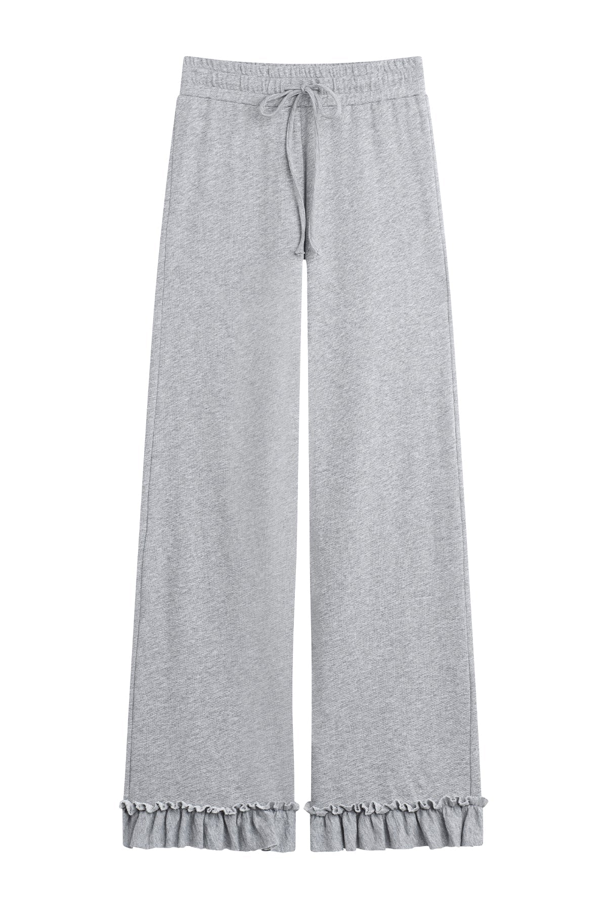 Heathered Ruffle Sweatpant