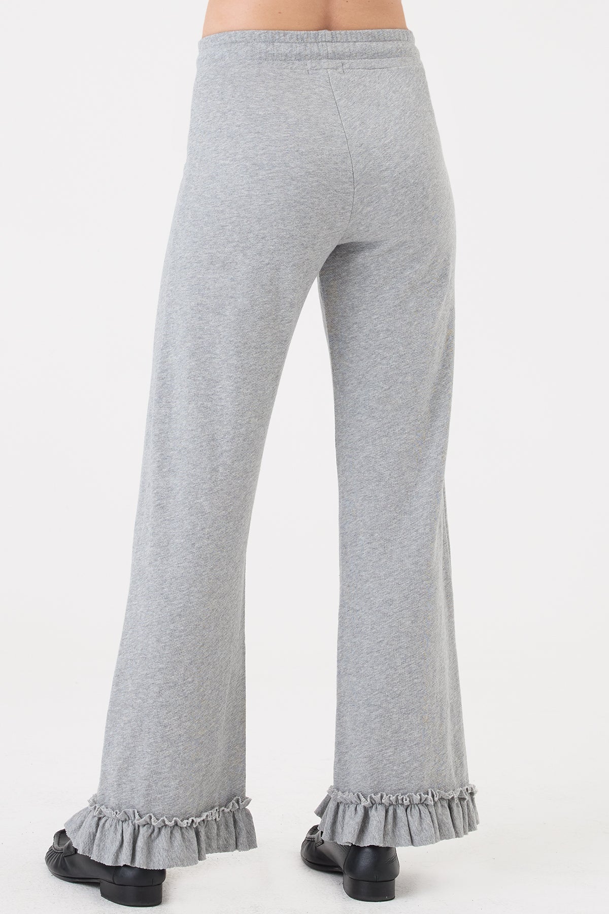Heathered Ruffle Sweatpant